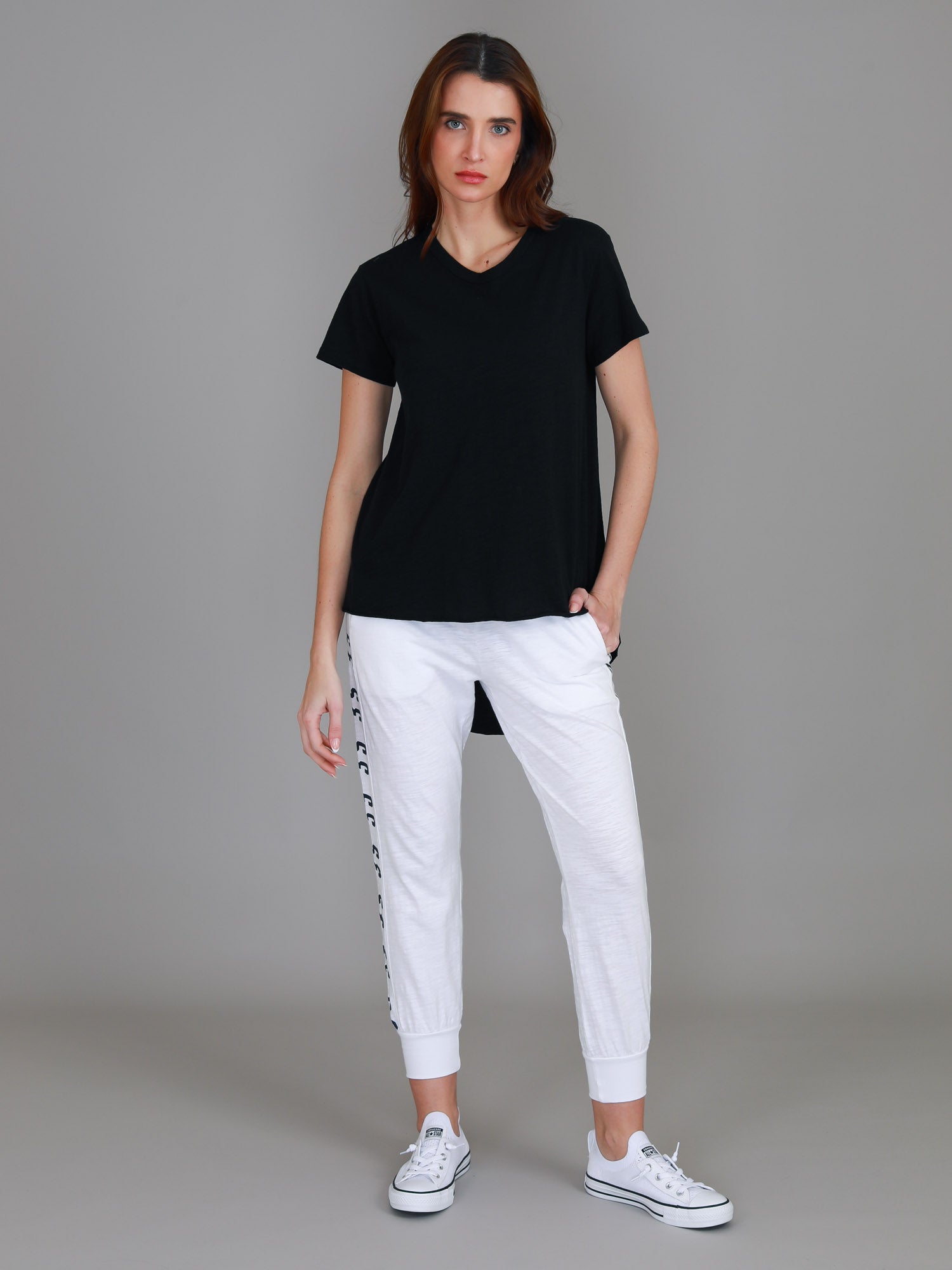 women's cotton tops australia #color_black