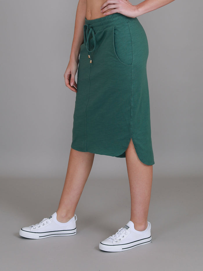 Olivia Drawstring Pencil Skirt