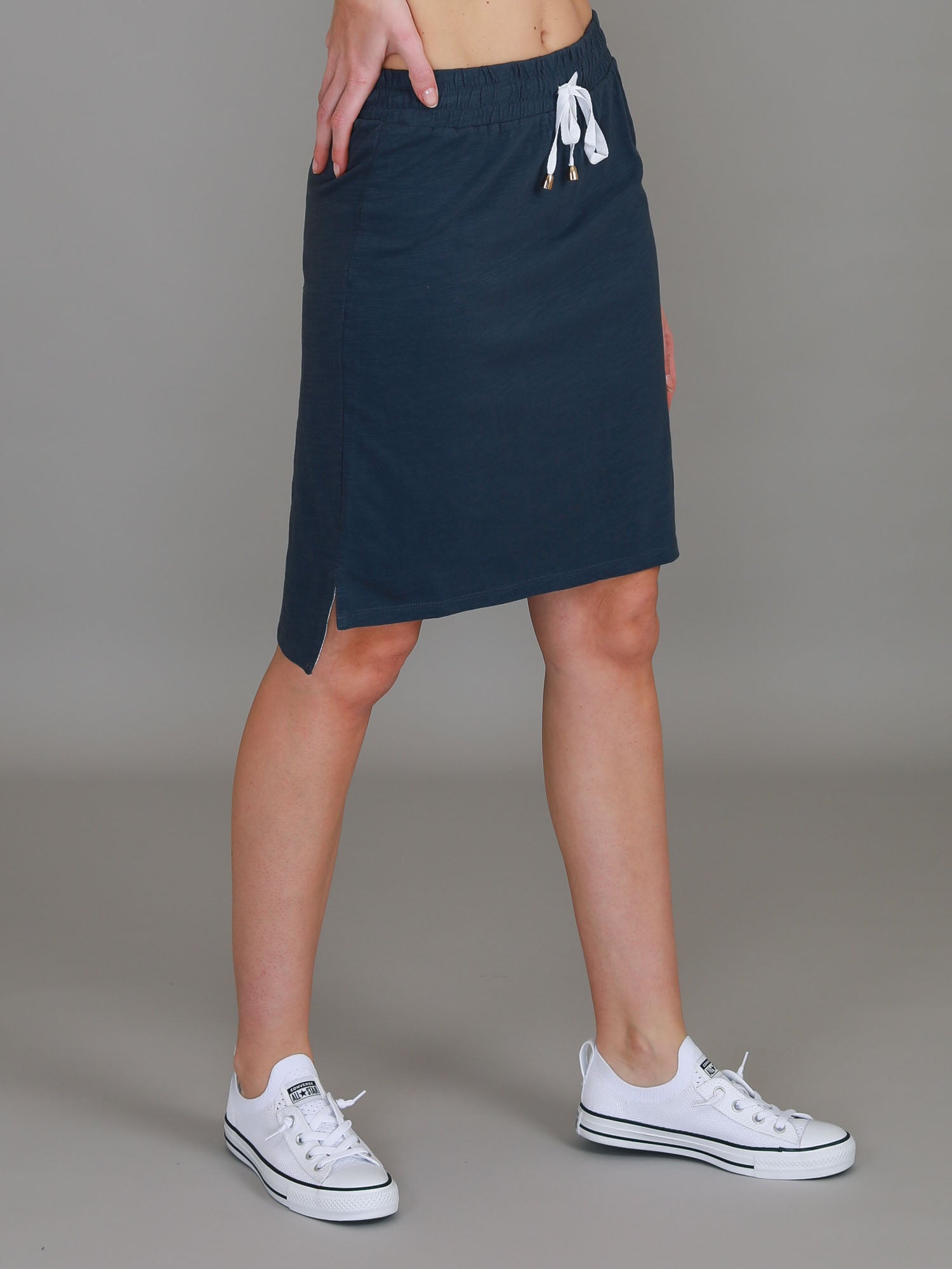 women's mini skirt #color_indigo