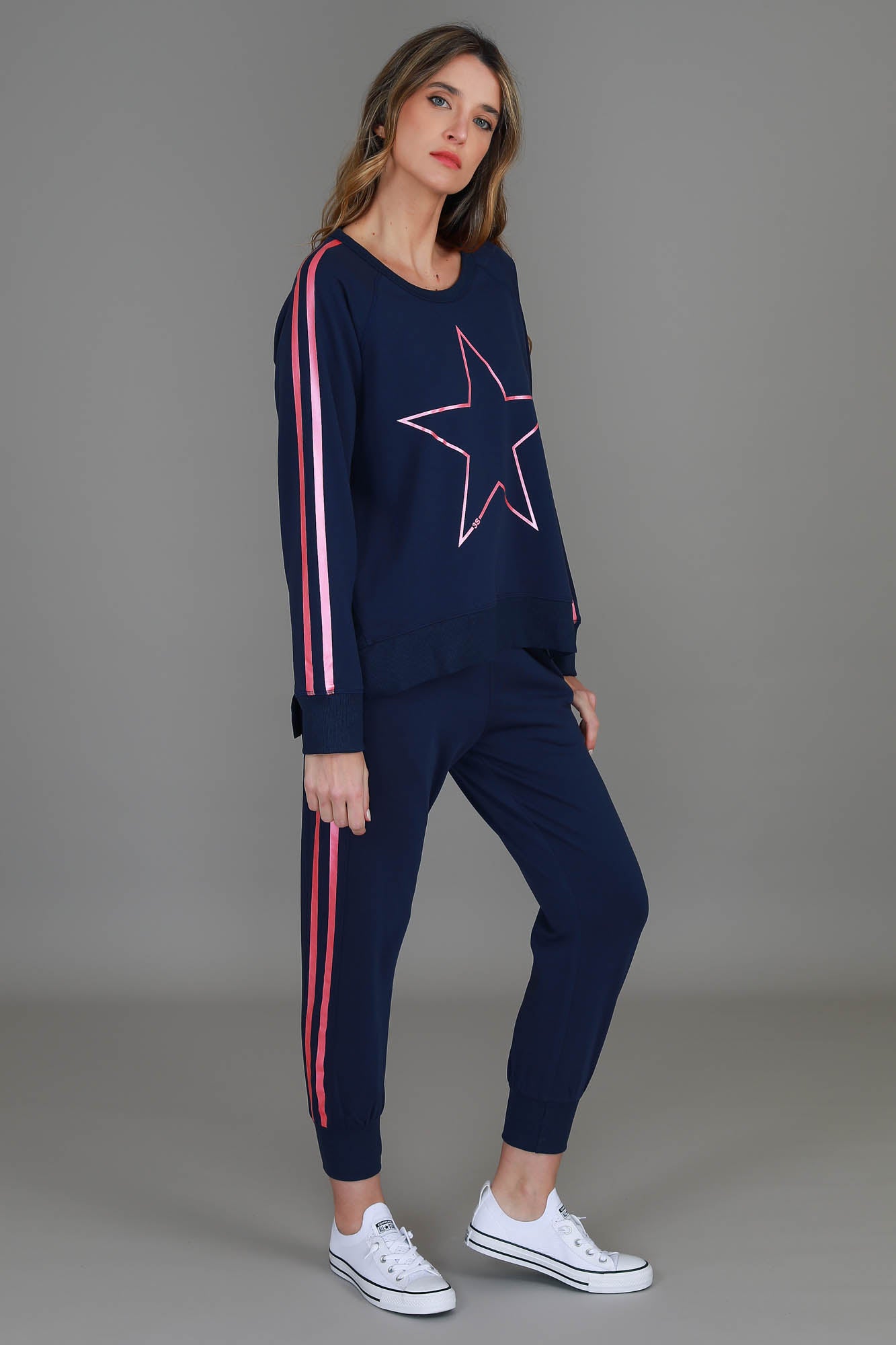 dark blue trackies #color_ink/pink