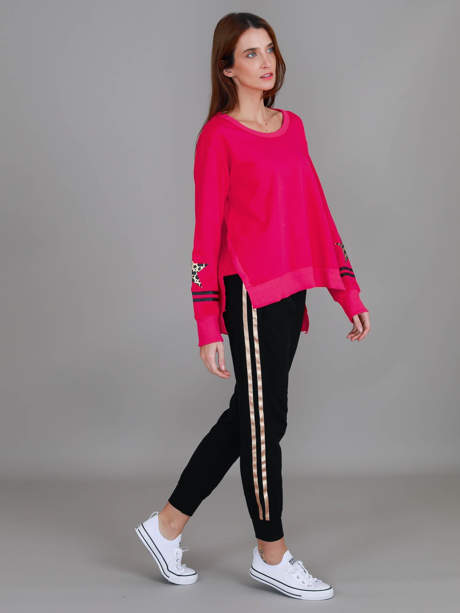 womens pink jumper #color_pink flash