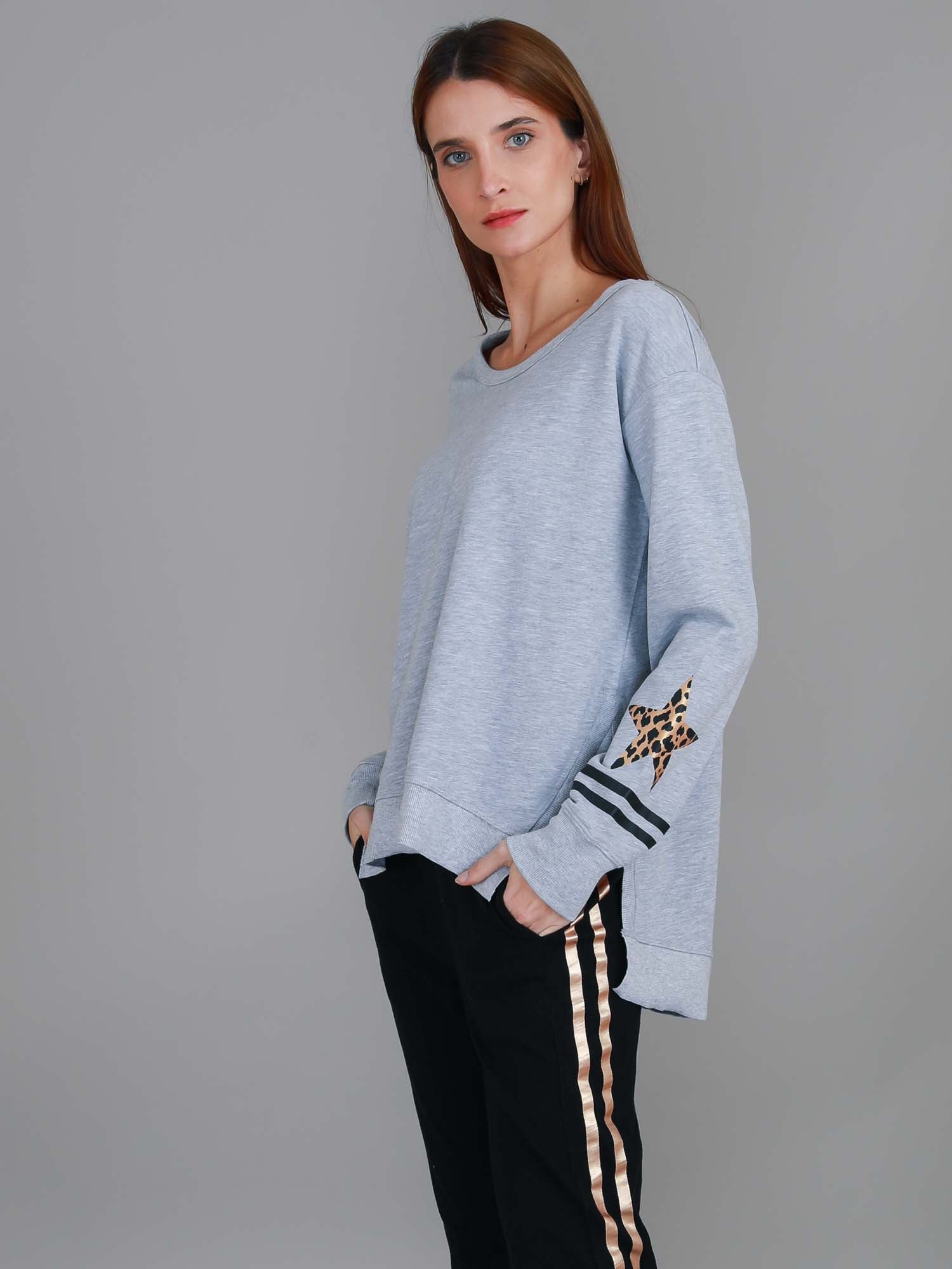 crewneck jumpers #color_grey marle
