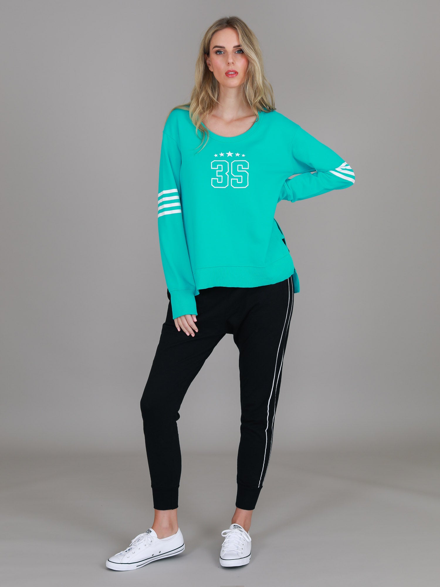 crewneck sweatshirt #color_aquatic blue