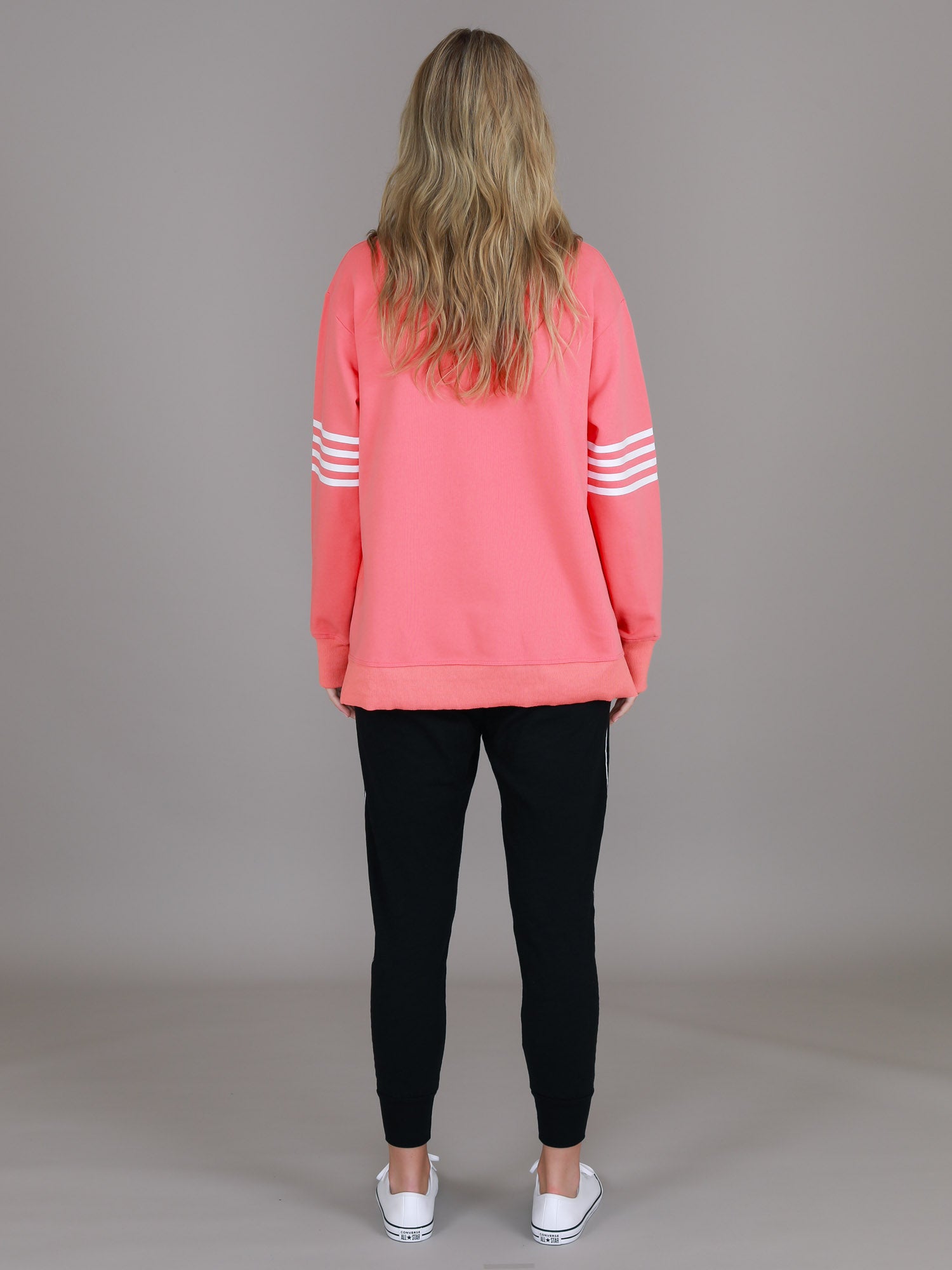 crew neck womens #color_cheeky pink peach