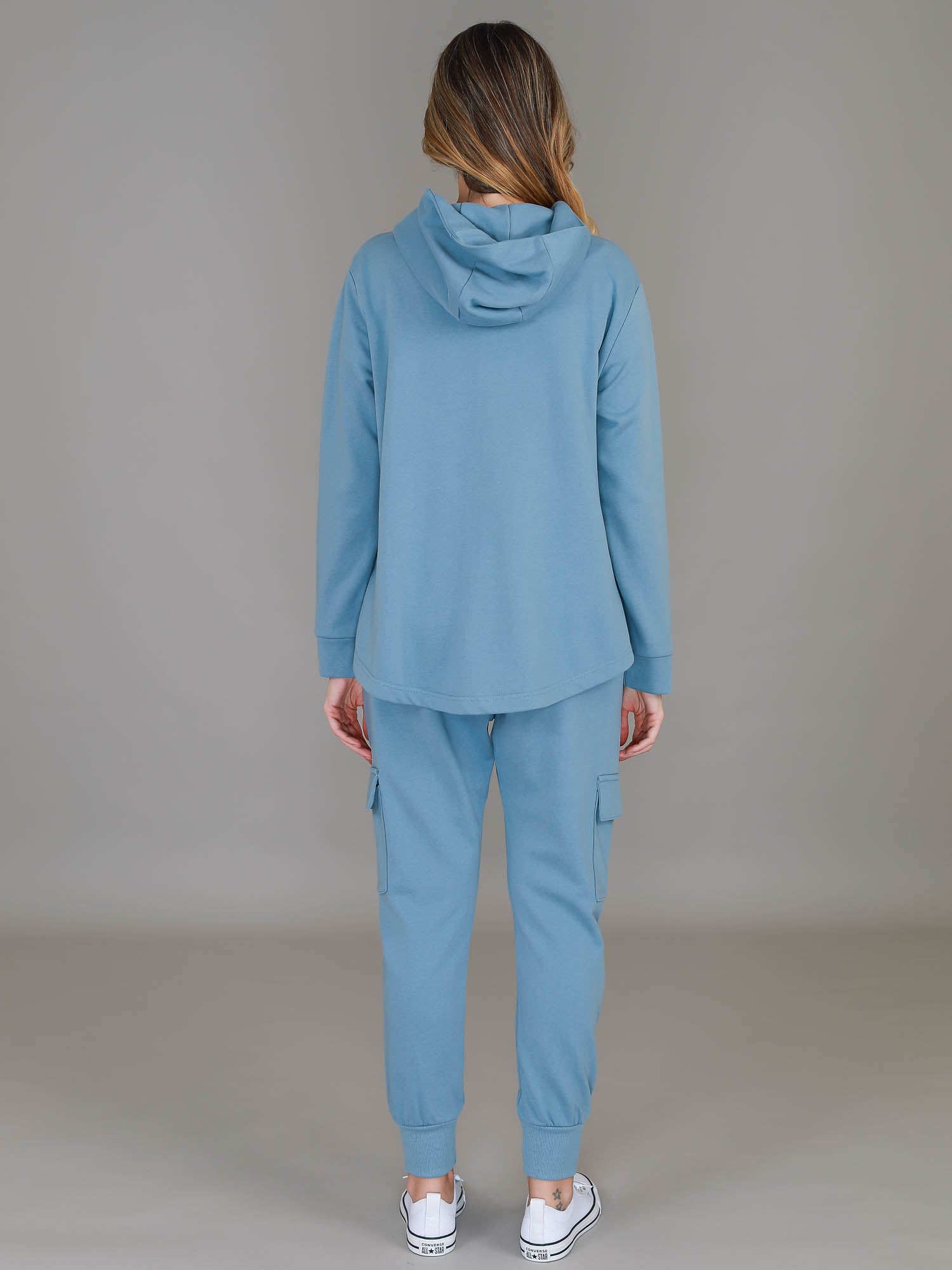 hoodie tracksuit set #color_cloud blue