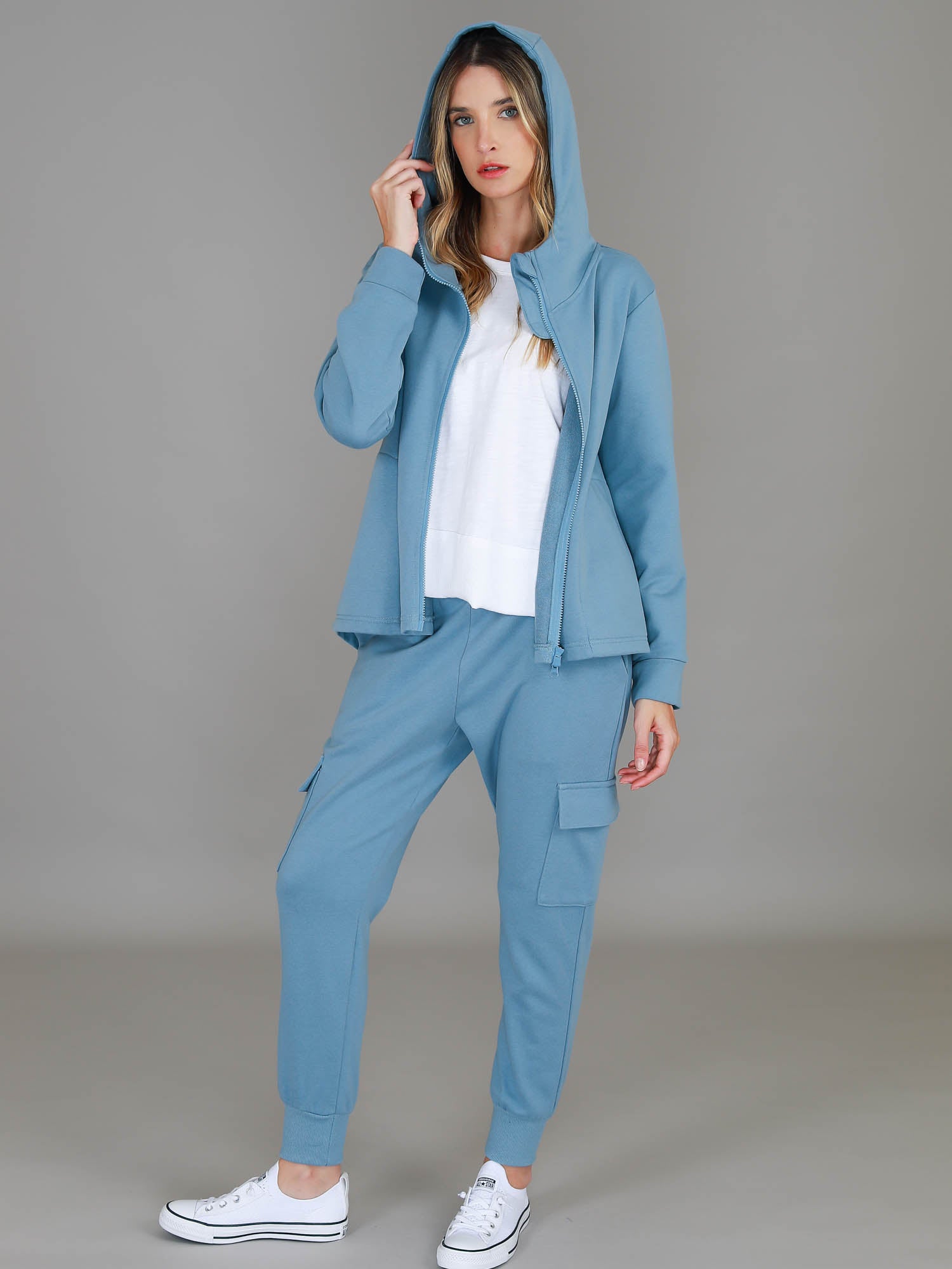 track pants and hoodie set #color_cloud blue