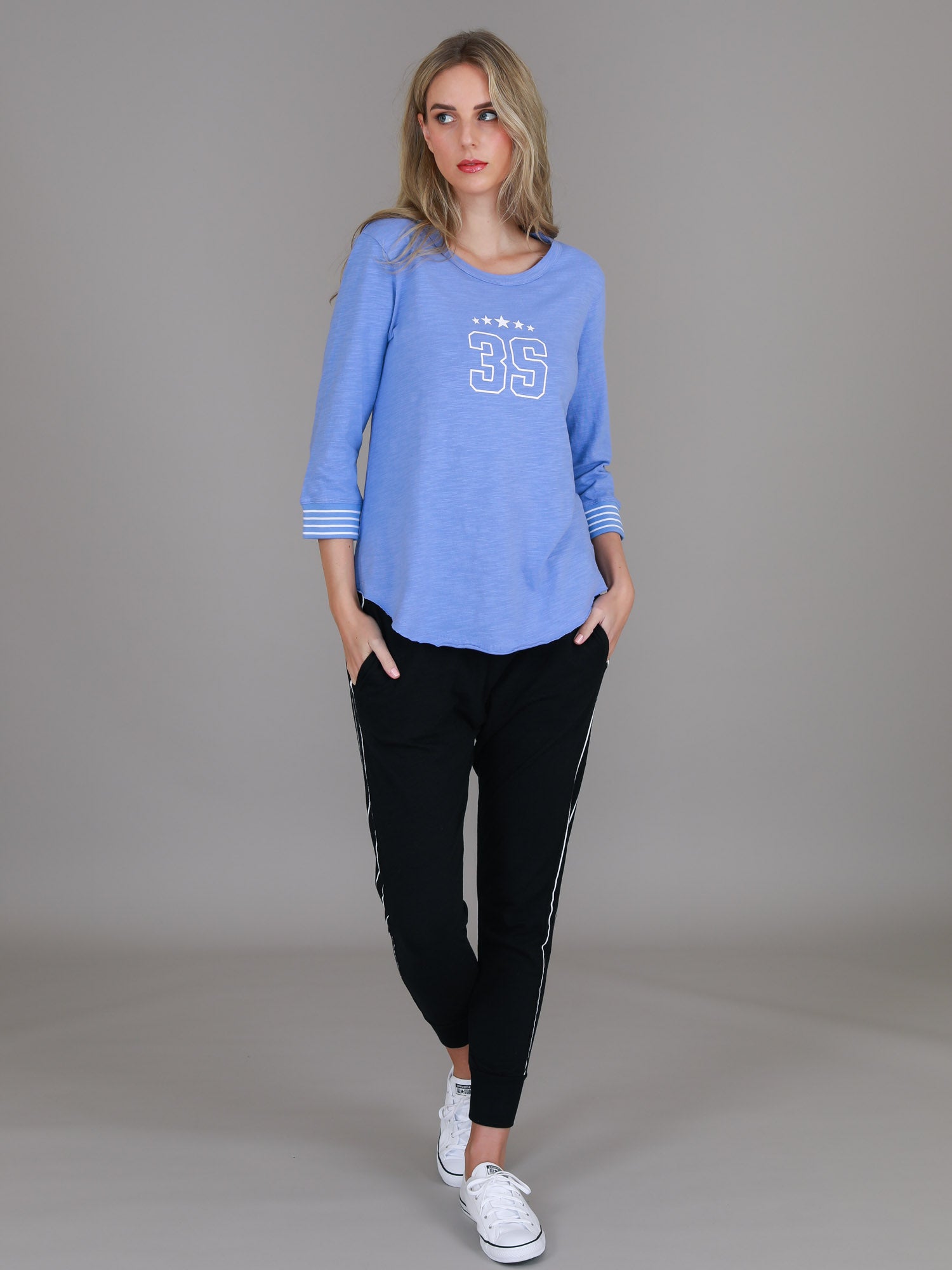 blue plain t shirt #color_blue violet