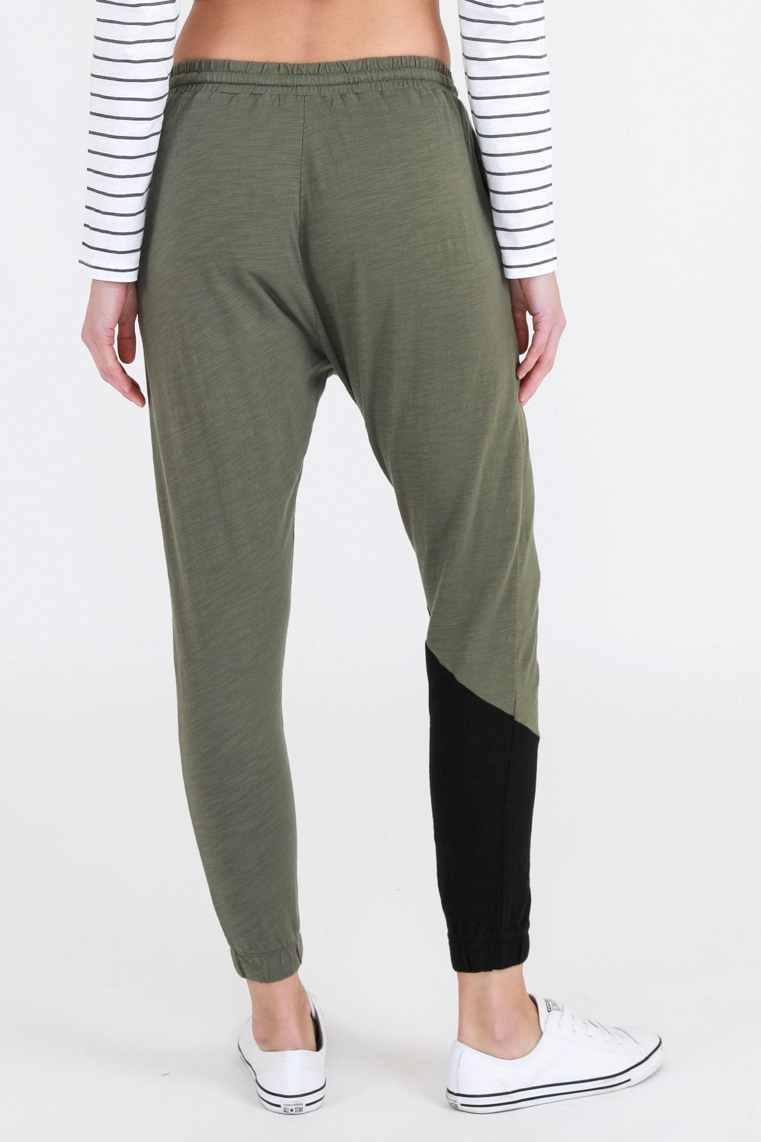 high waist joggers #color_khaki