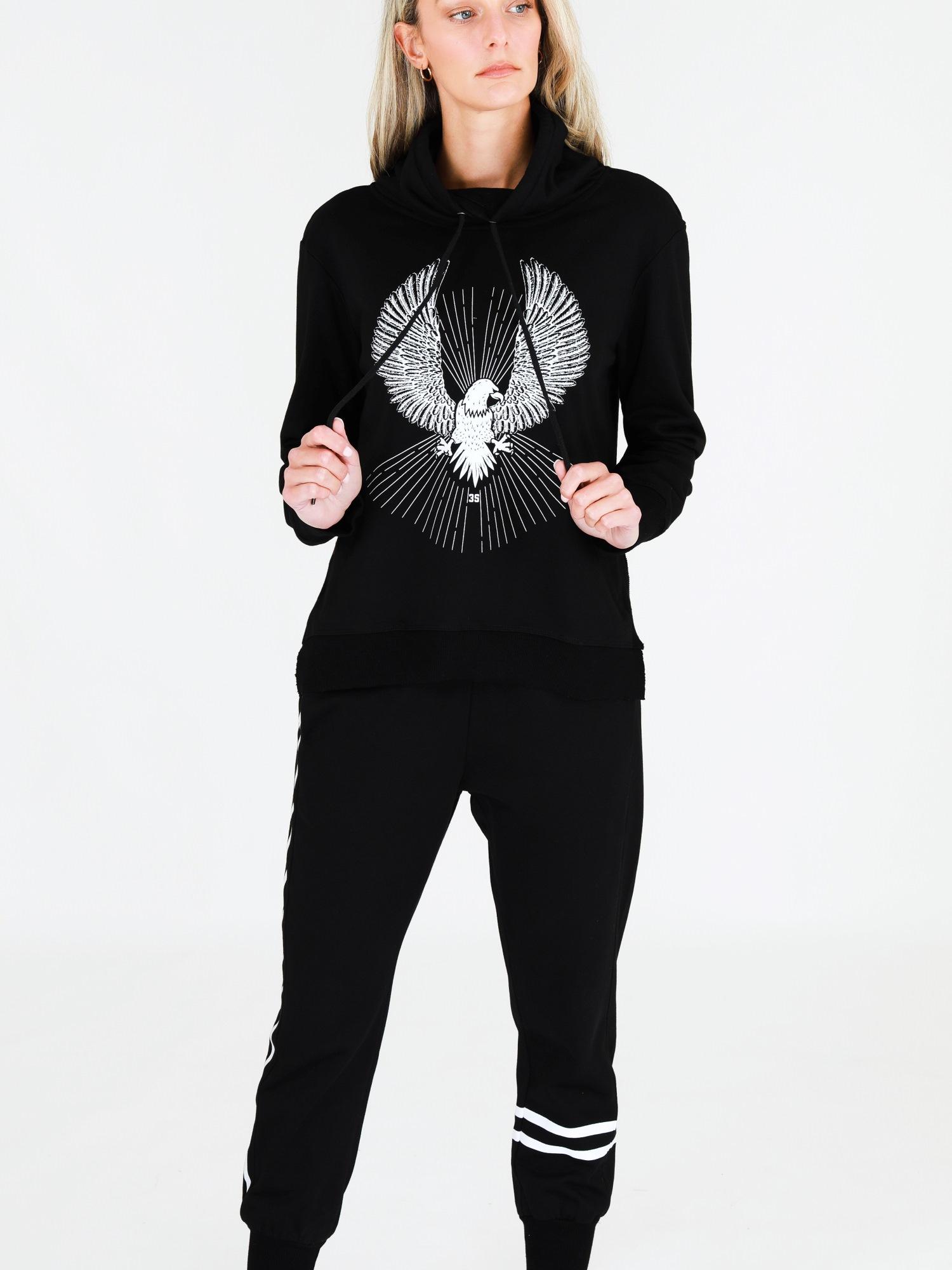 Funnel Neck Sweatshirt #color_black
