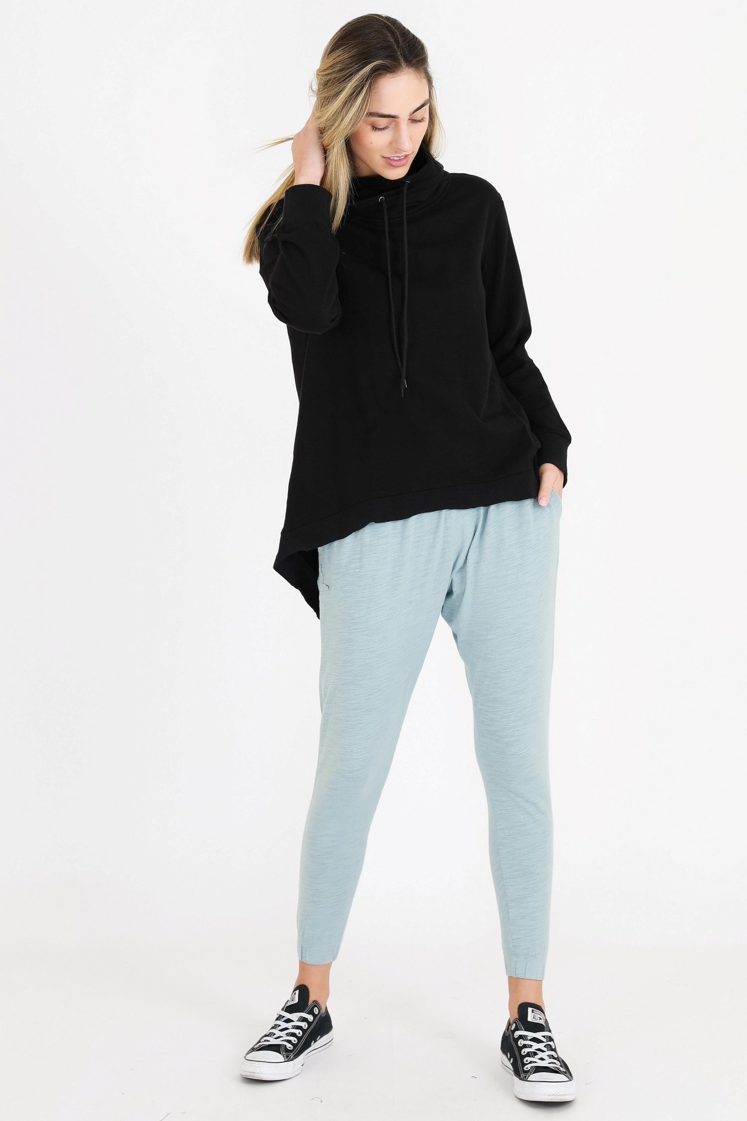 black hoodie womens #color_black