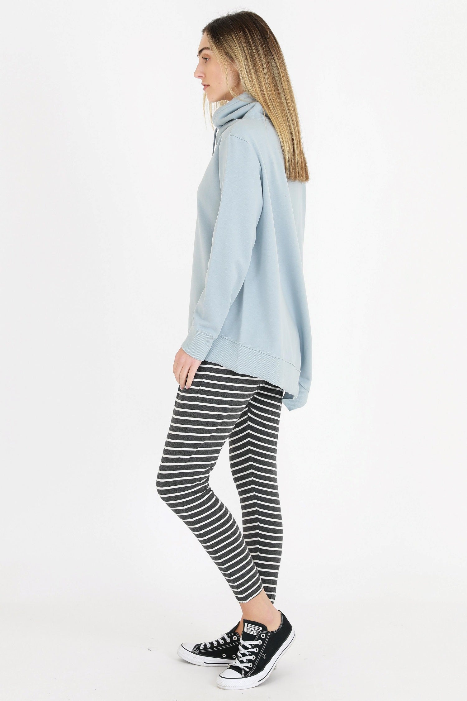navy sweater womens #color_stone blue