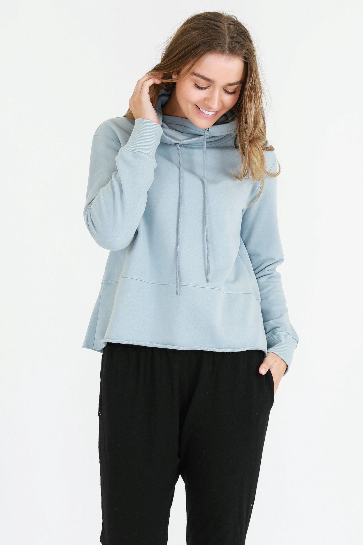 cropped sweatshirt #color_storm blue