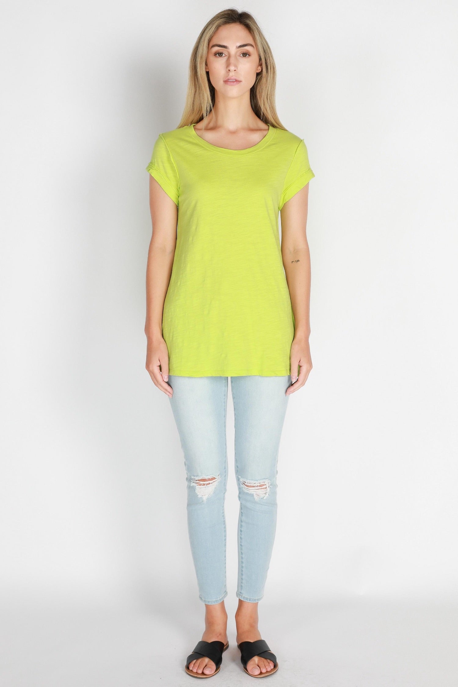 ladies t shirt #color_lime