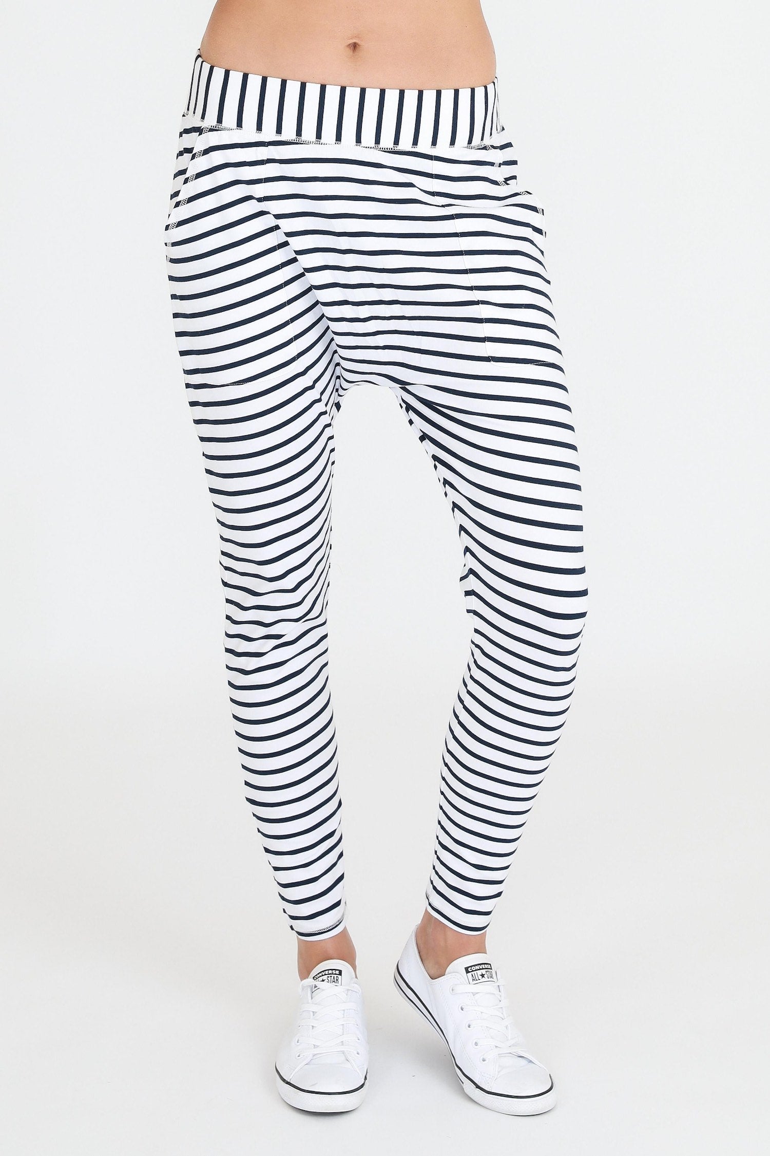 white track pants #color_stripe on white