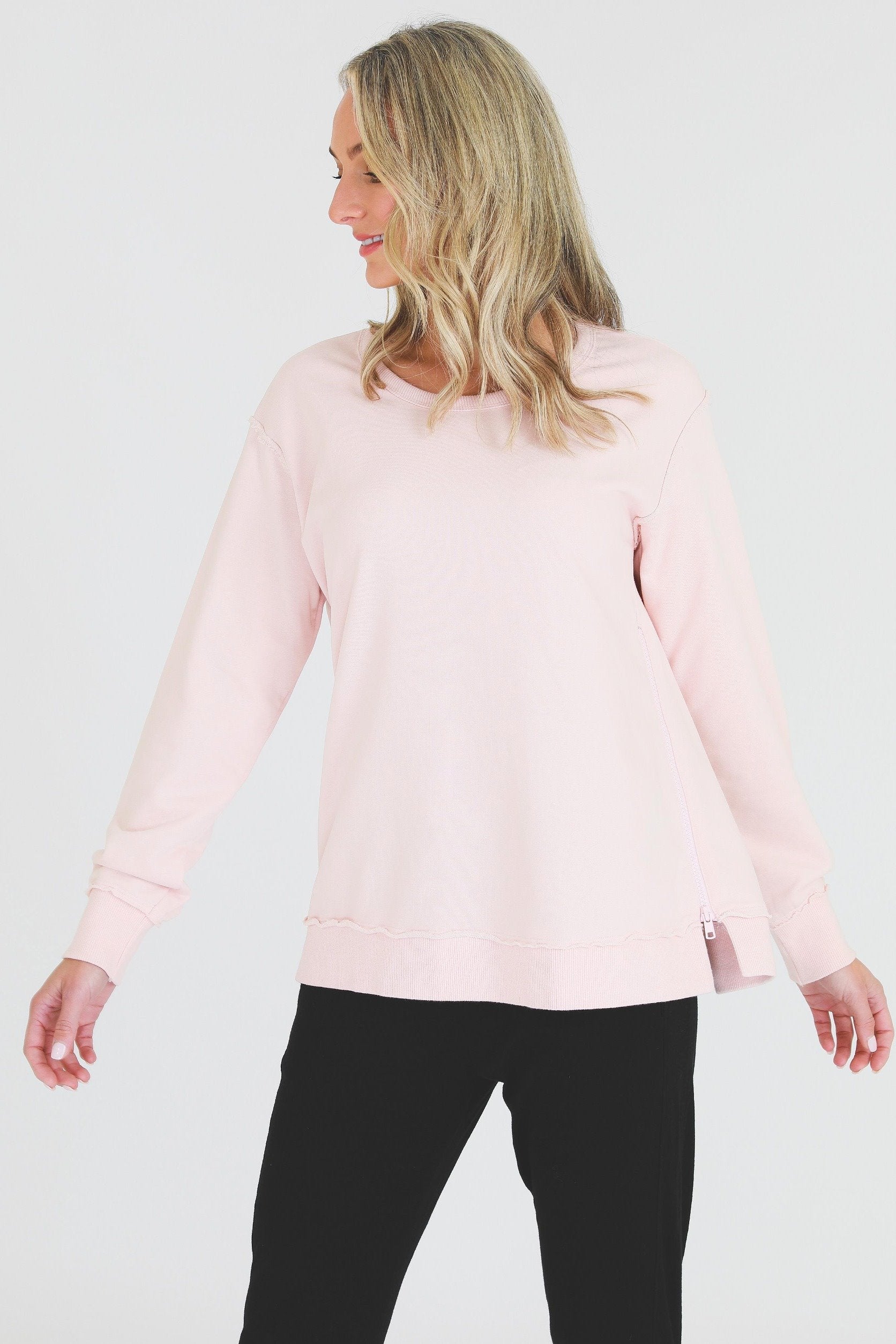 pink ladies jumper #color_misty rose