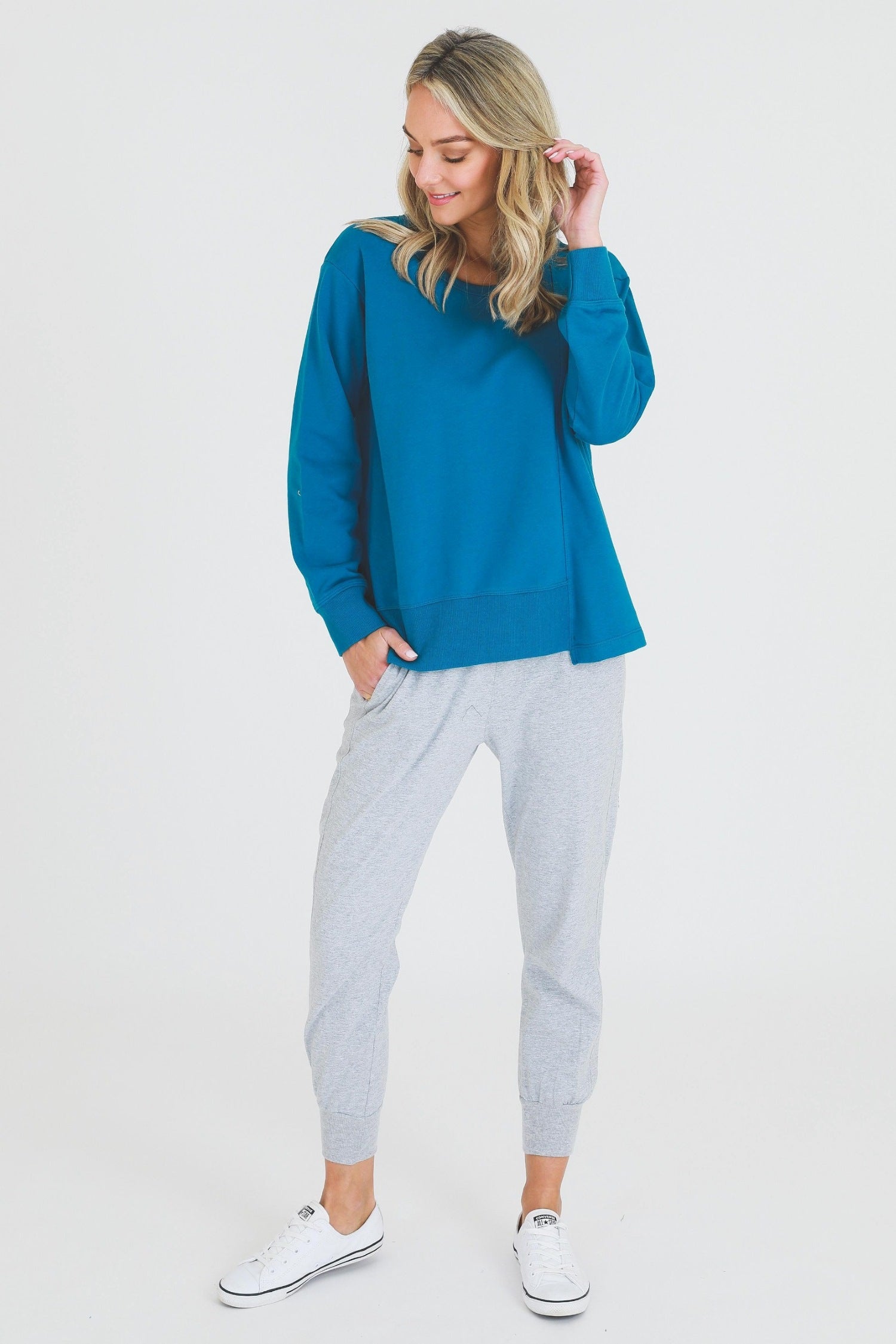 sweatshirt for women online #color_emerald