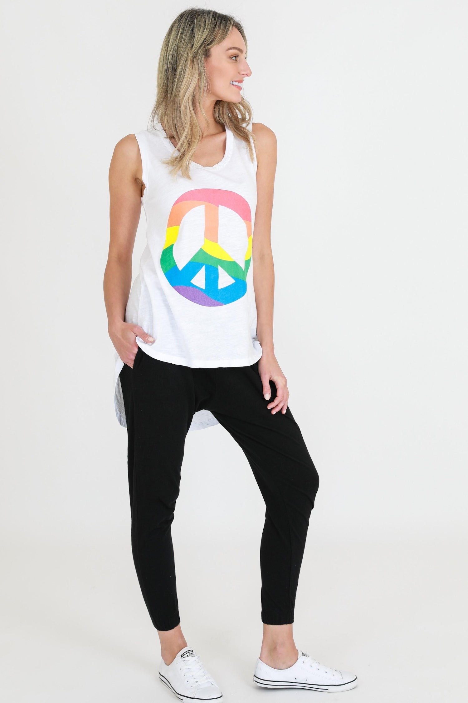 Melanie Peace Tank Top