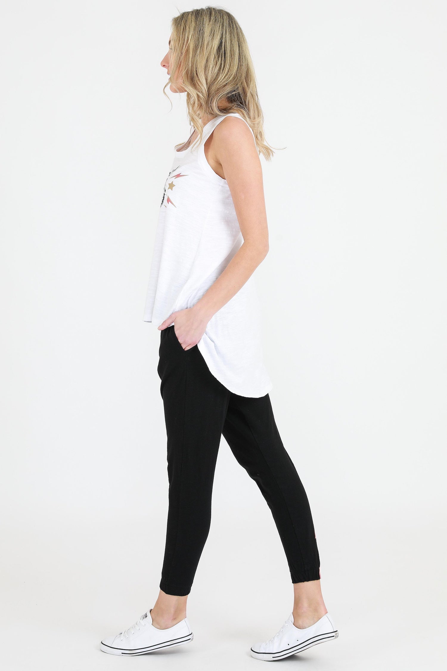 Isabelle Tiger Bolt Tank Top