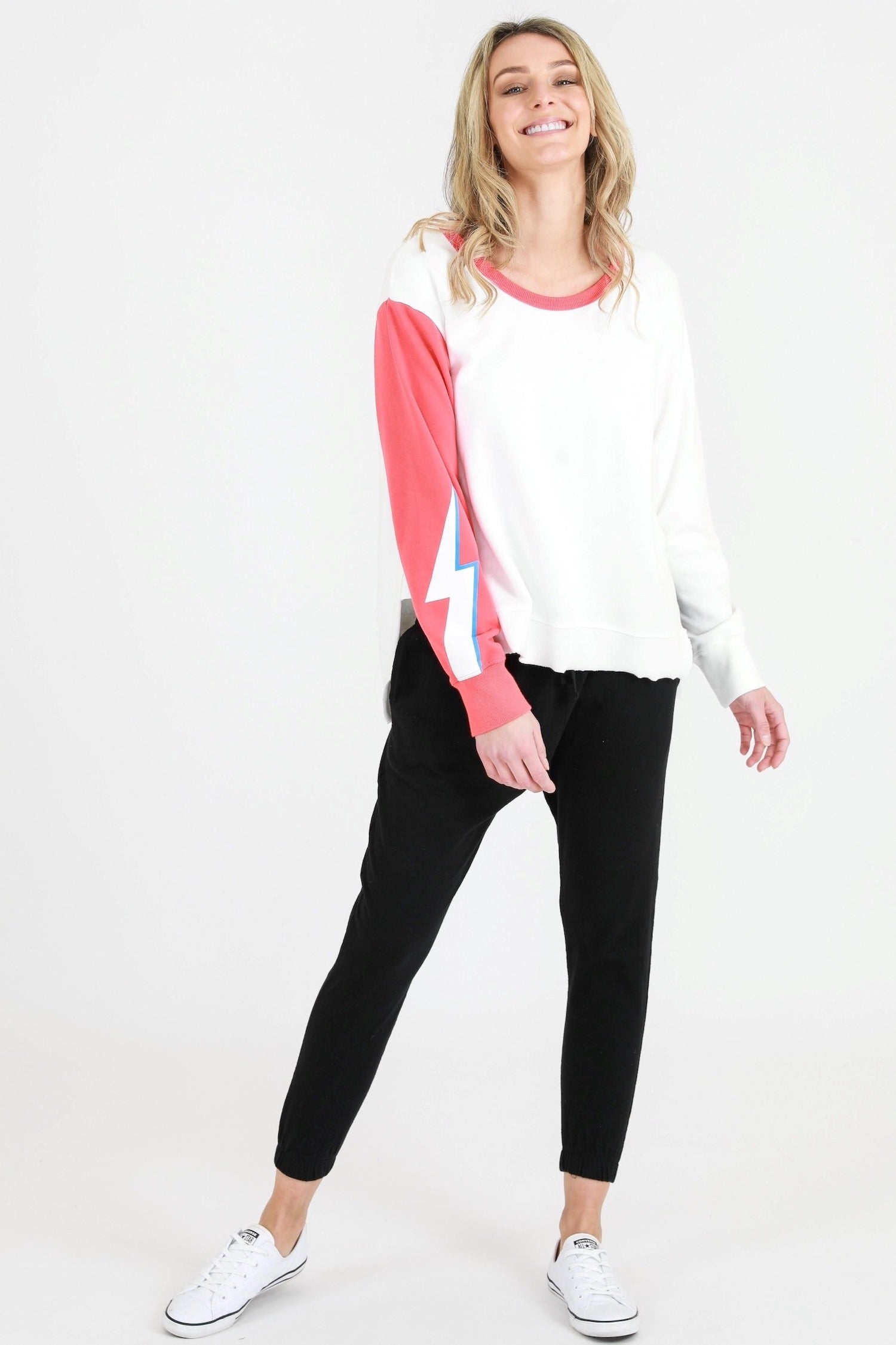 white crew neck sweater #color_white