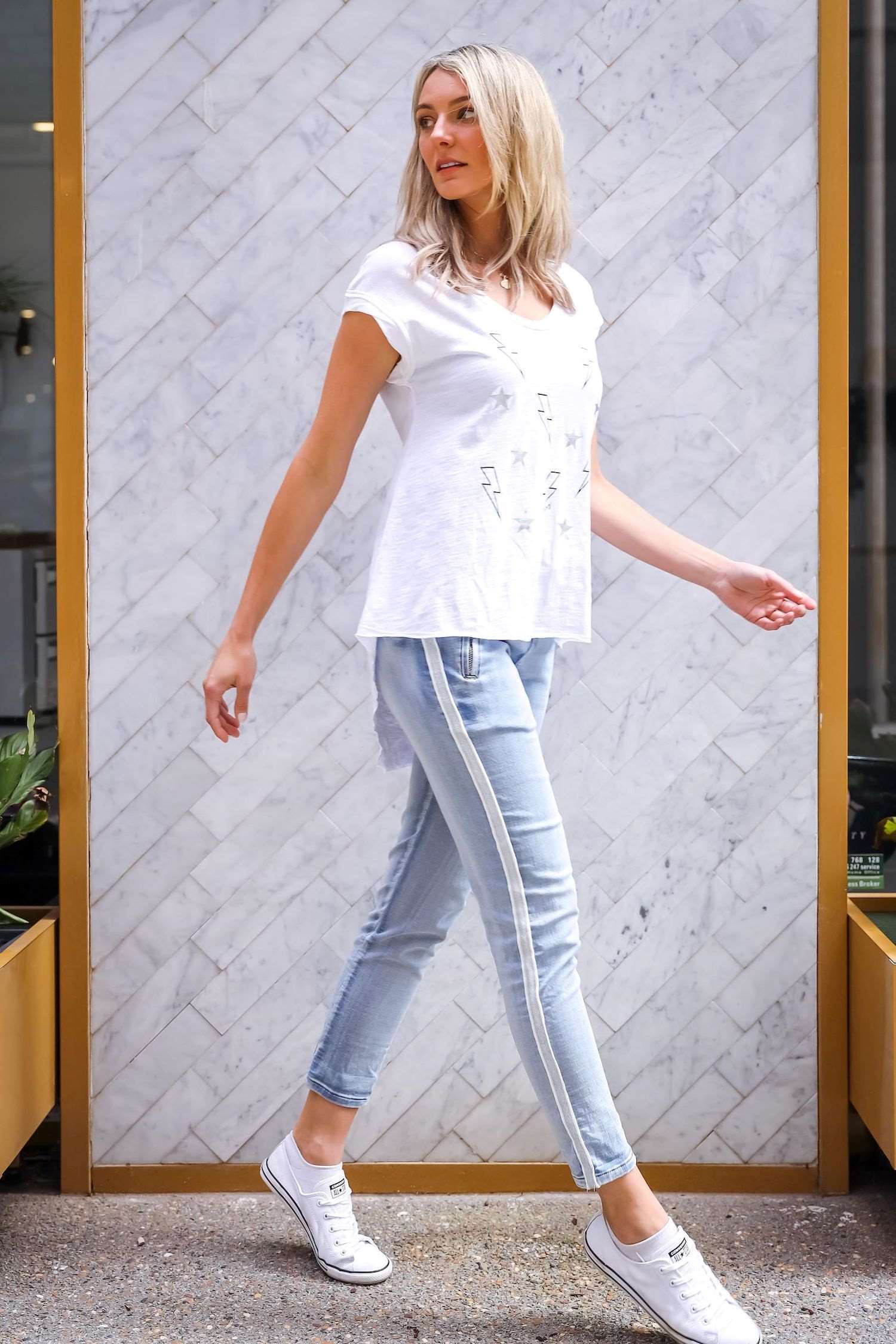 longline t-shirt for women #color_white