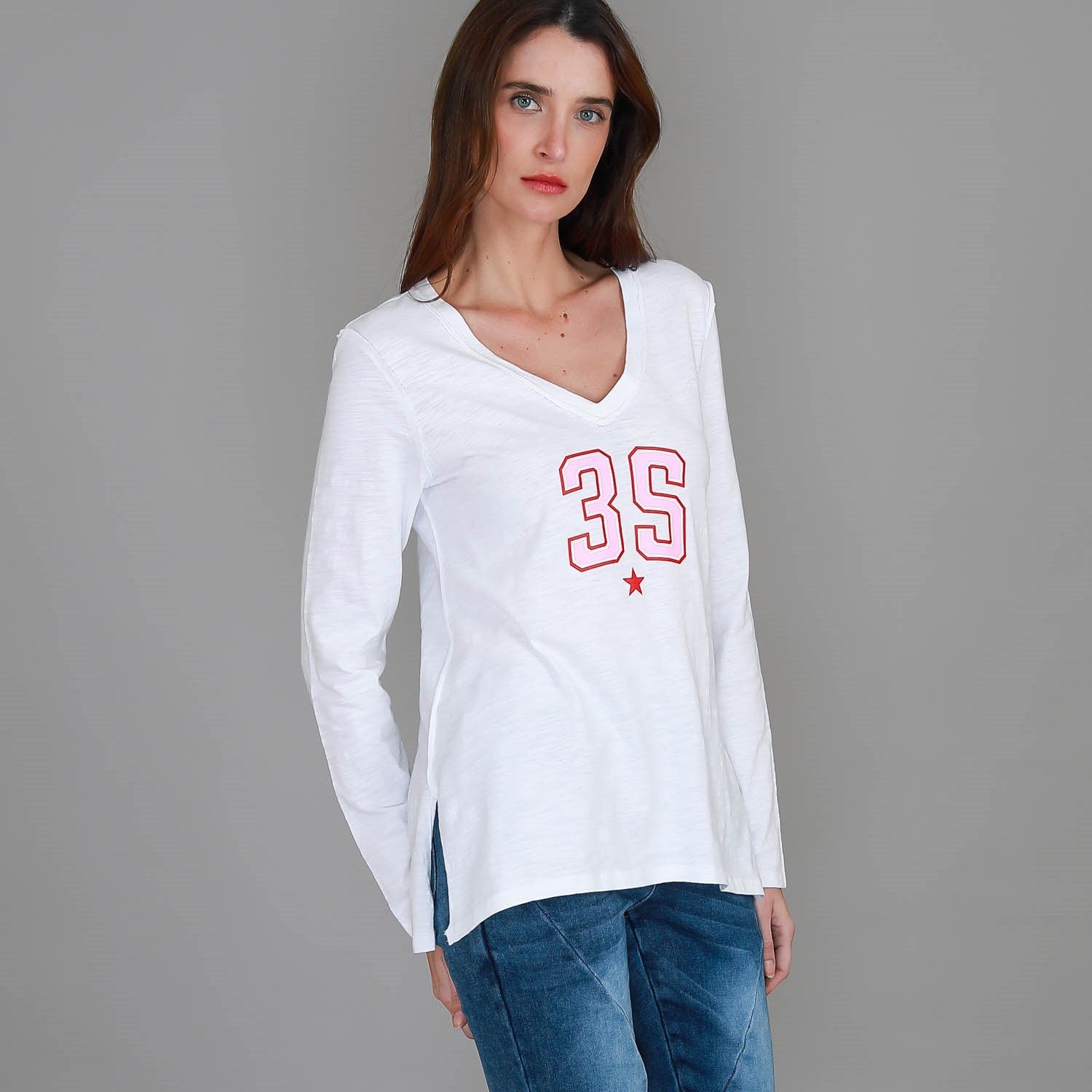 v neck tops