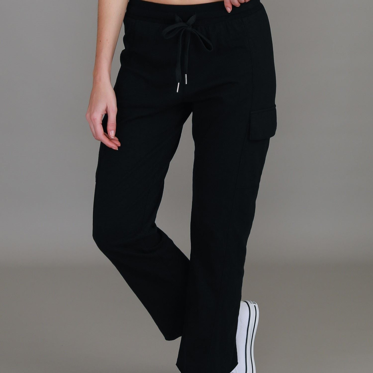 wide leg track pants