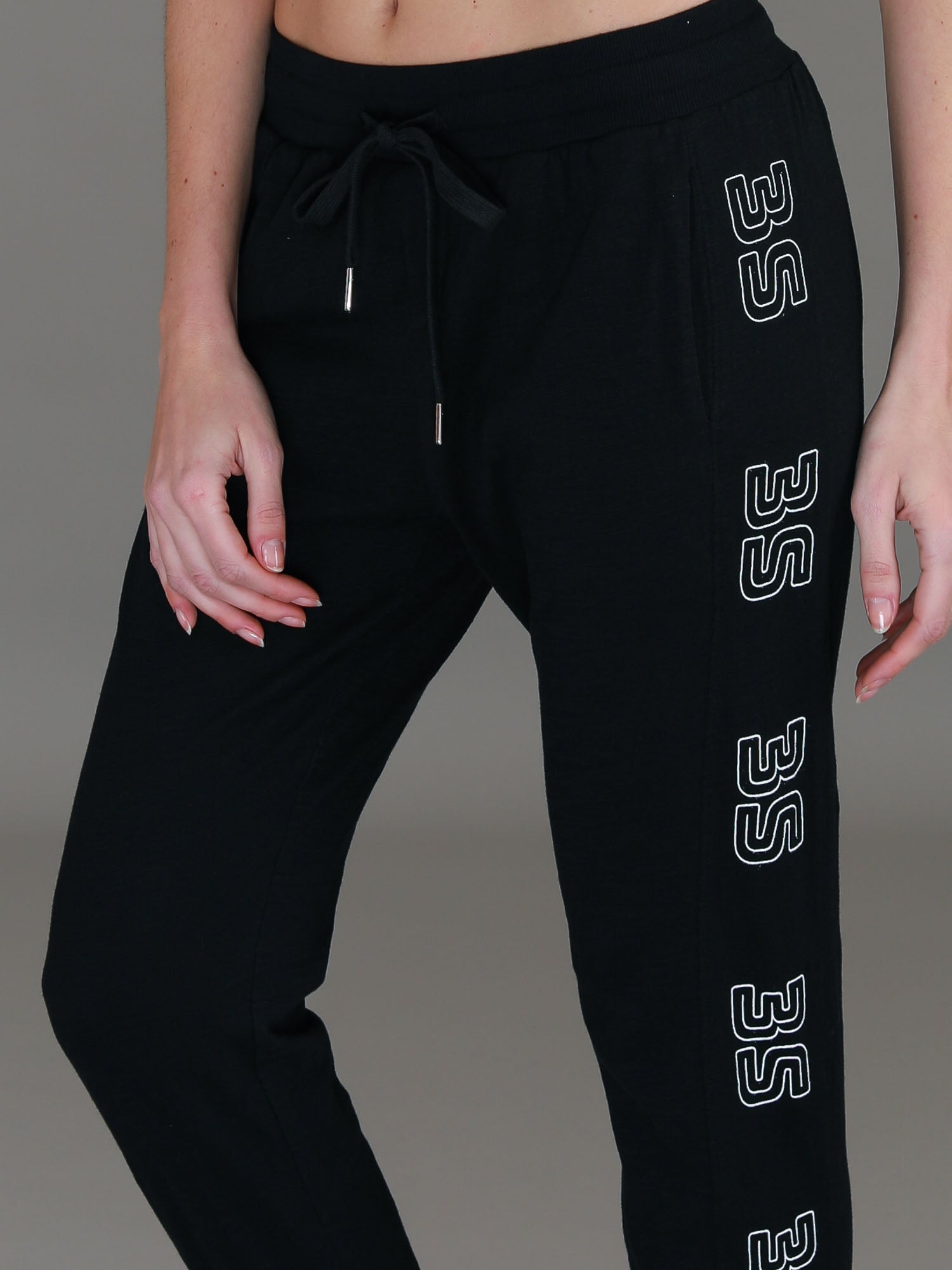 black joggers