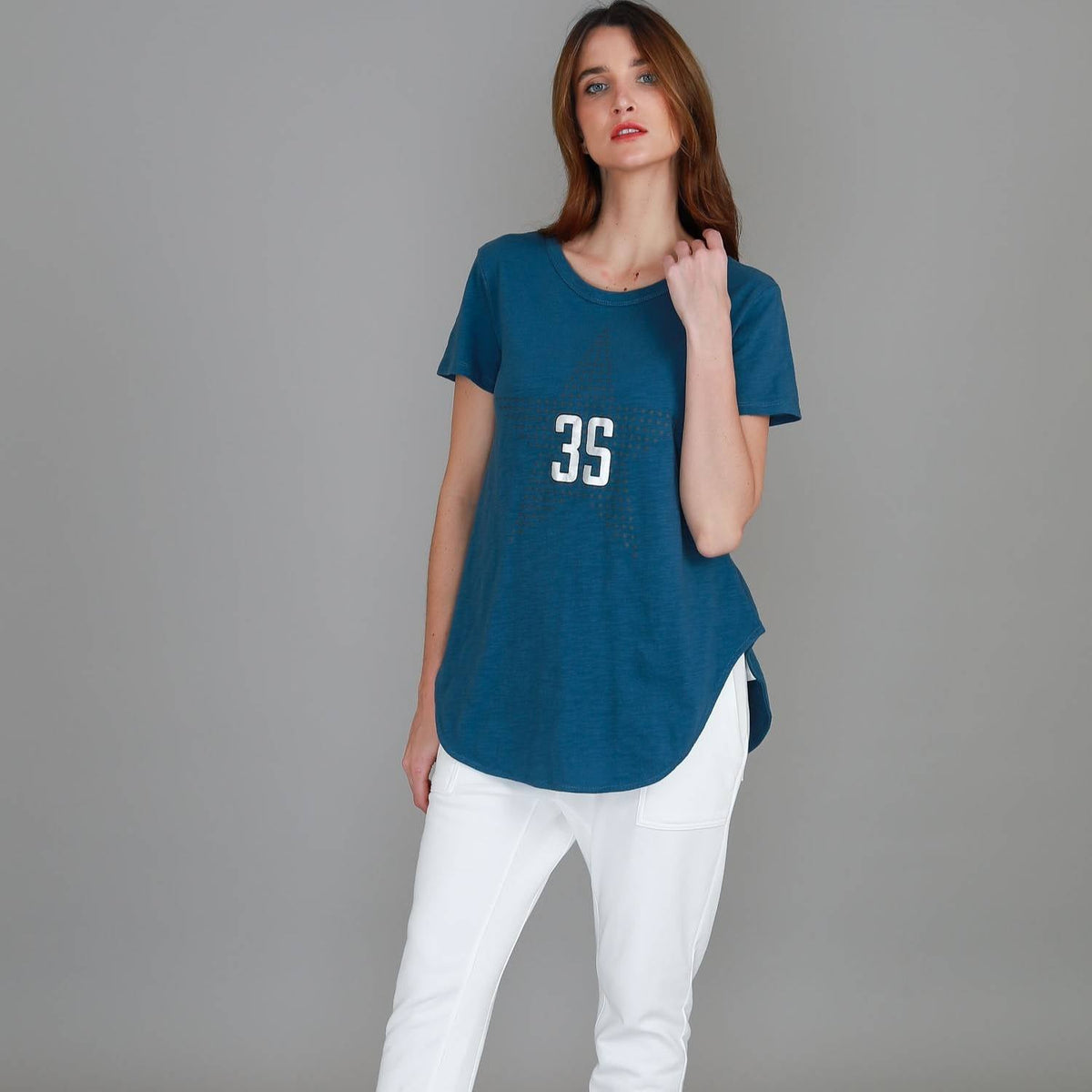 Blue Tops for Women | Cotton Tees, Long Sleeve & Graphic Tops