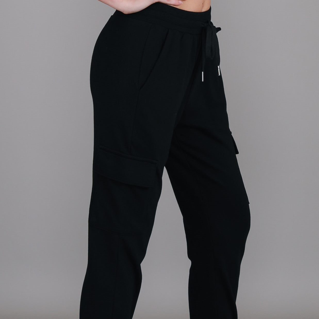 black cargo pants