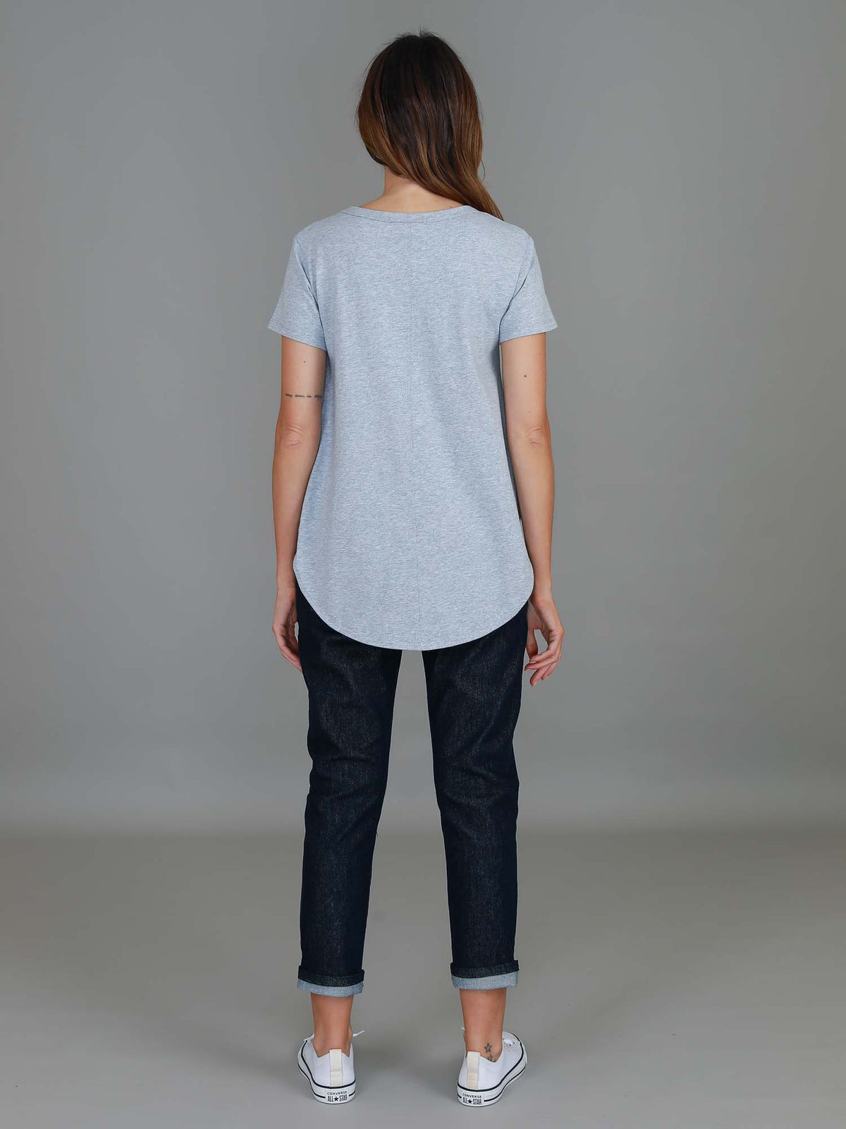 grey marle gold star tee women