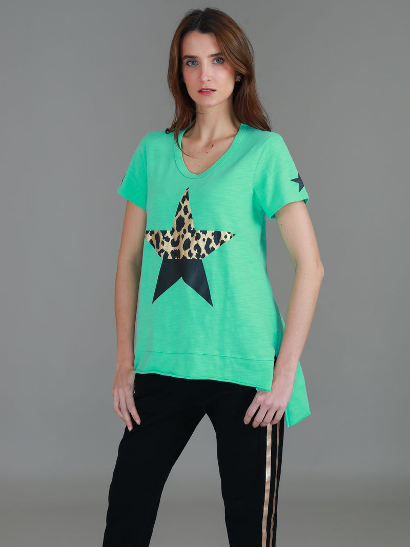 women graphic tees #color_spring green