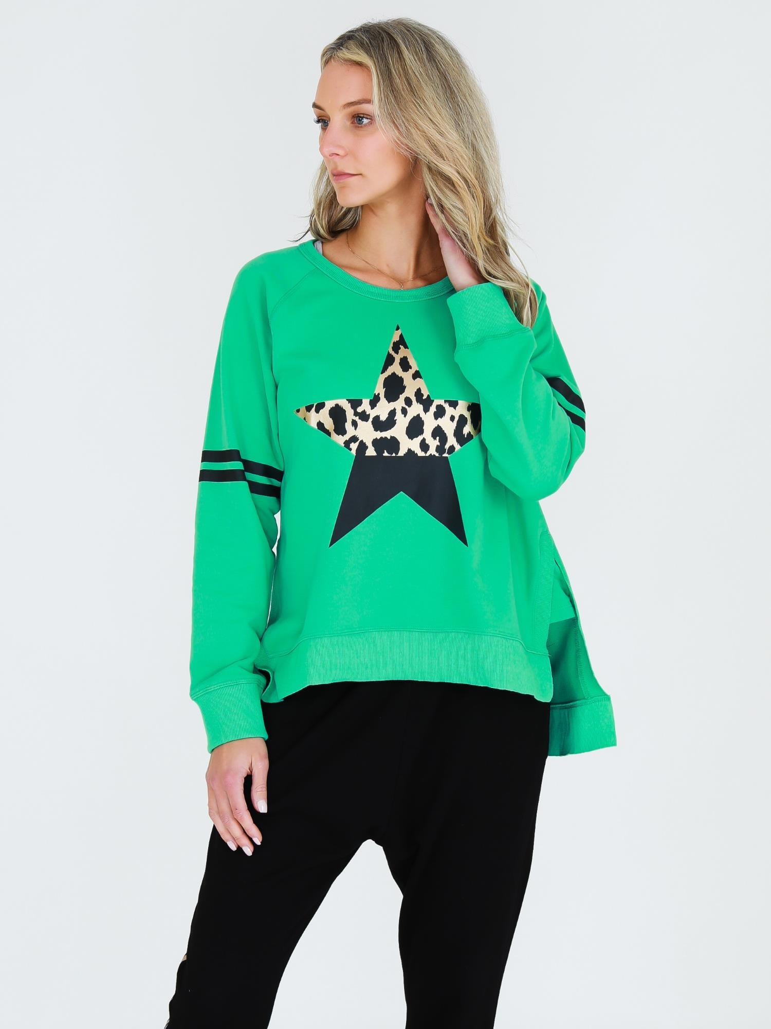 green sweater women #color_spring green