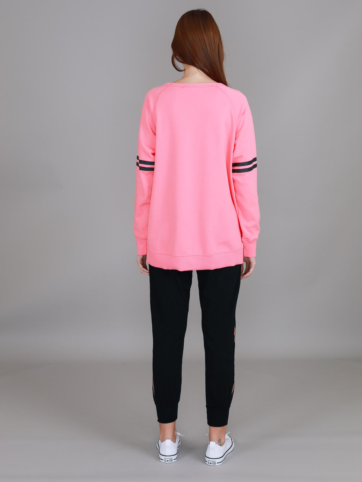 women's pink sweatshirt