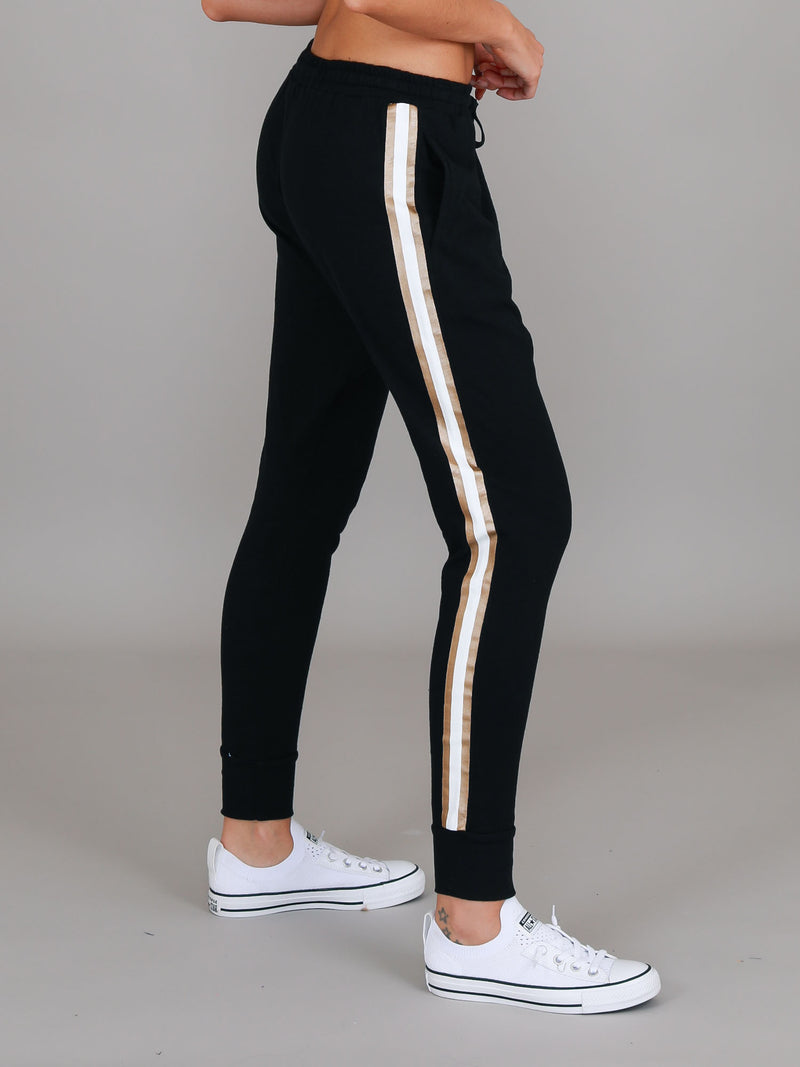 high waisted track pants #color_black