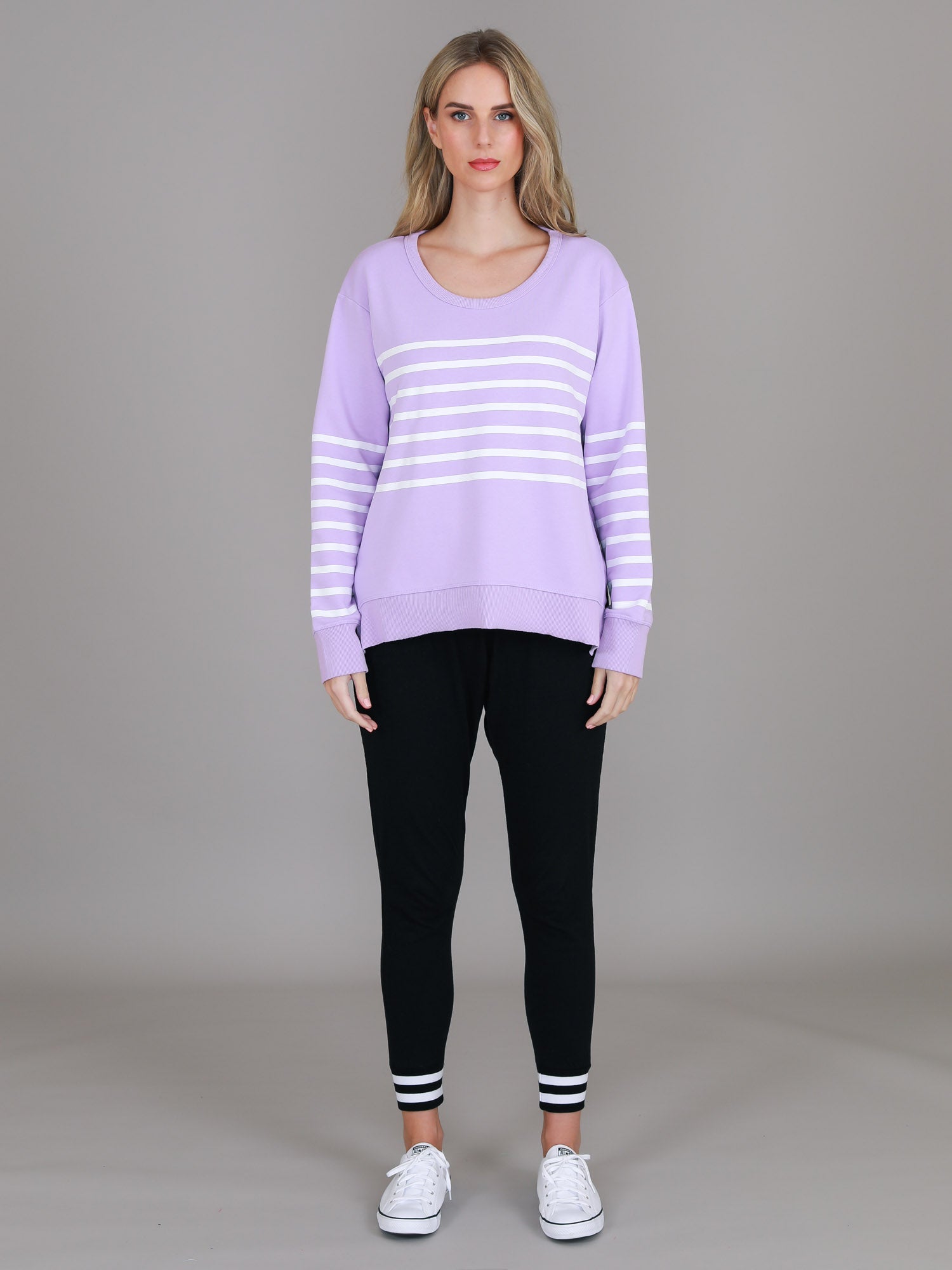 crew neck women's #color_dusty purple