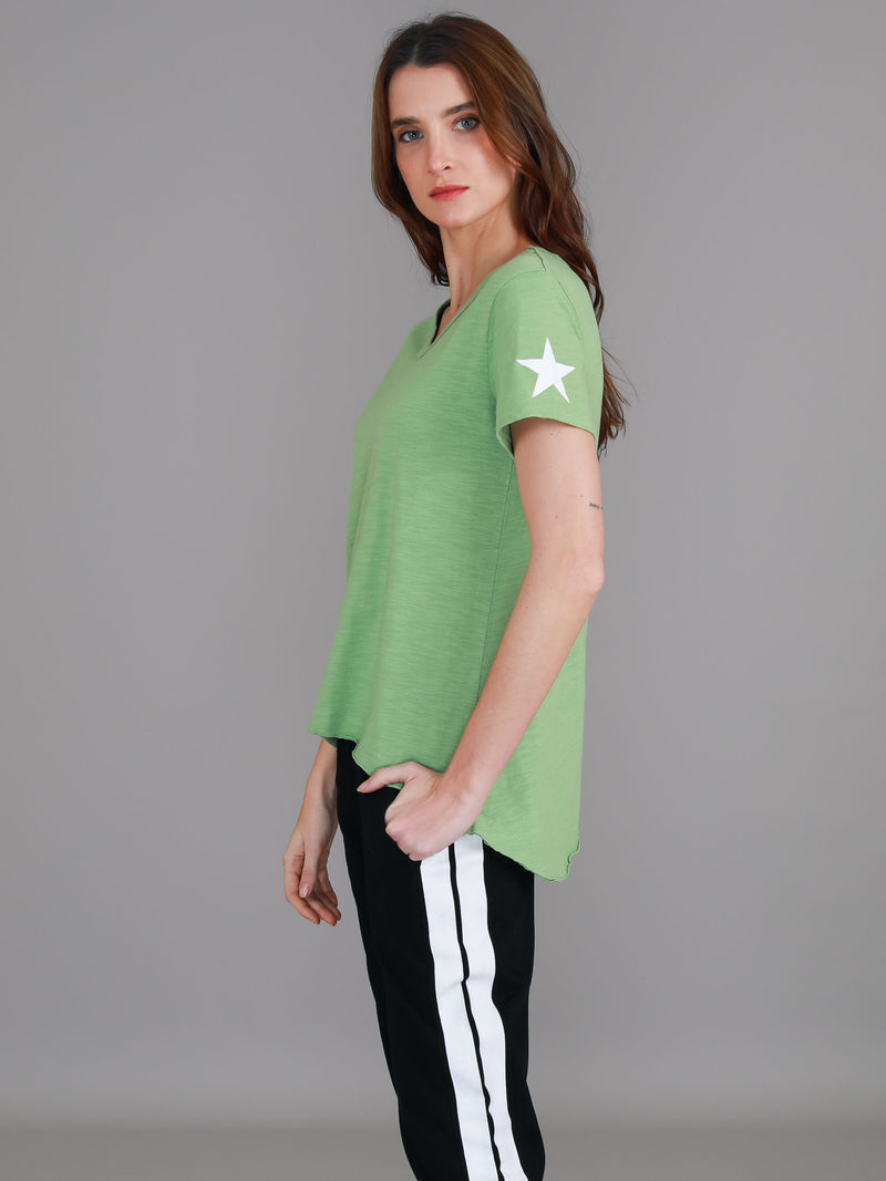 green tshirt womens #color_asparagus