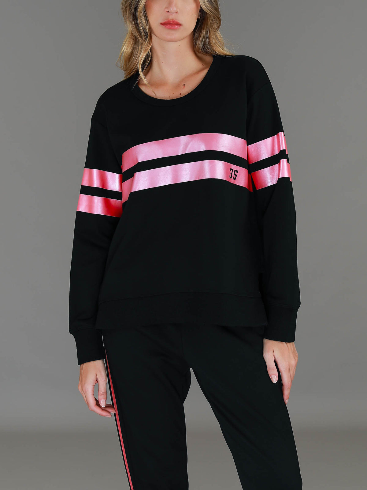 Theresa | Women's Oversized Crewneck Sweatshirt – Cotton French Terry