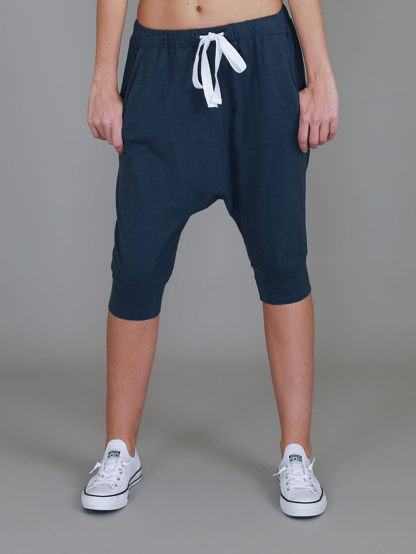 Taylor Drop Crotch Jogger Shorts