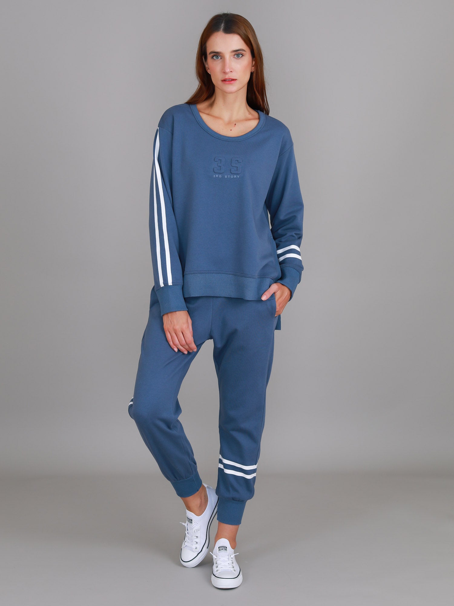 tracksuits women #color_blue stone