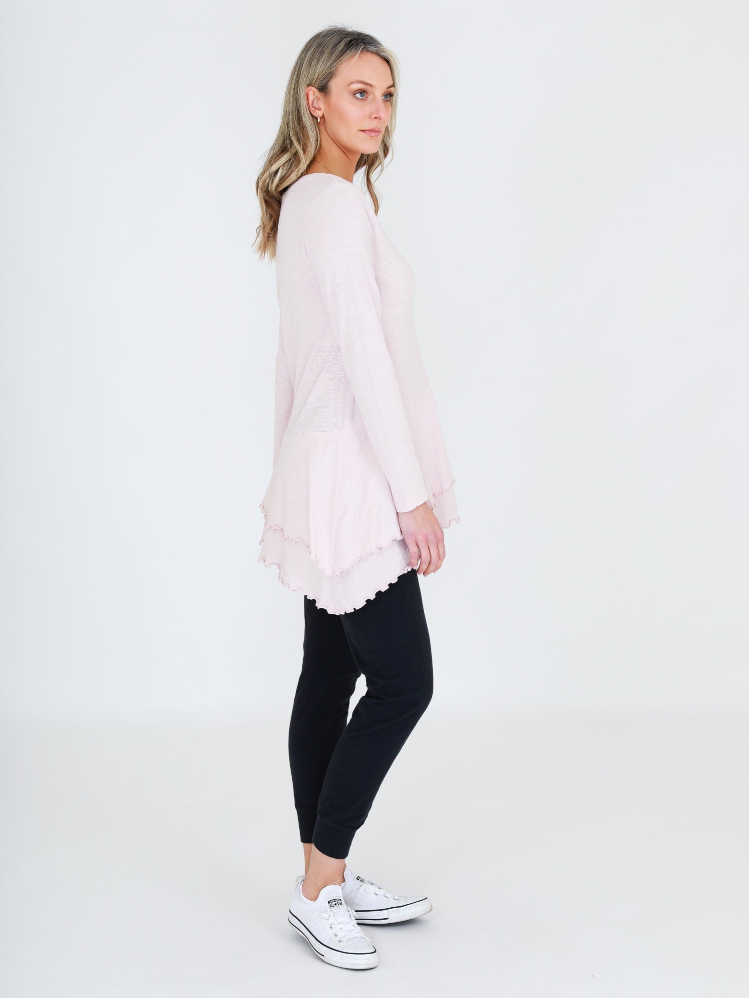 oversized tee #color_blush marle
