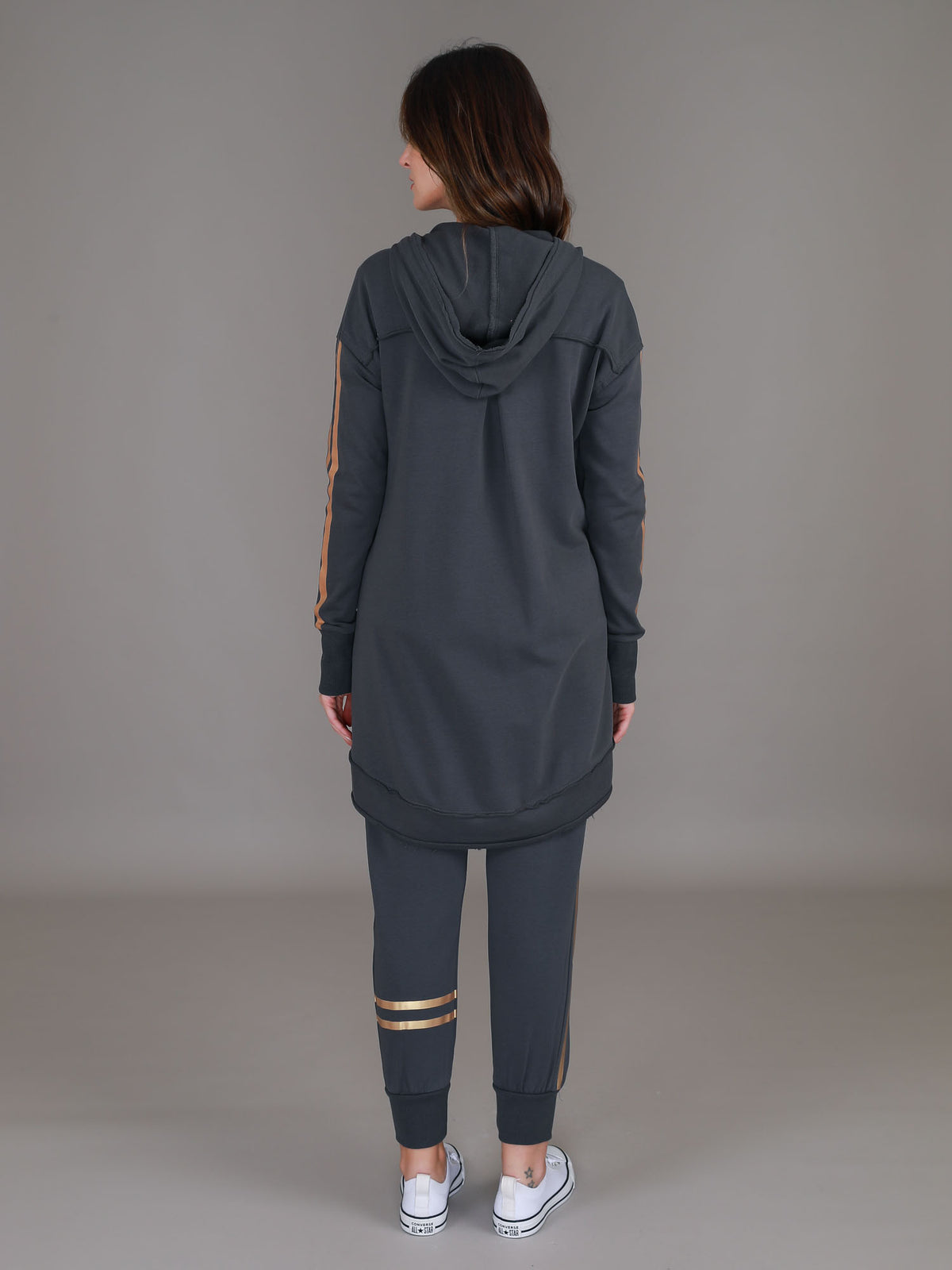 charcoal hooded jacket women #color_charcoal/gold