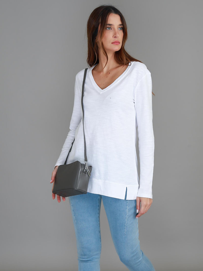 cross body bag with thick strap #color_grey