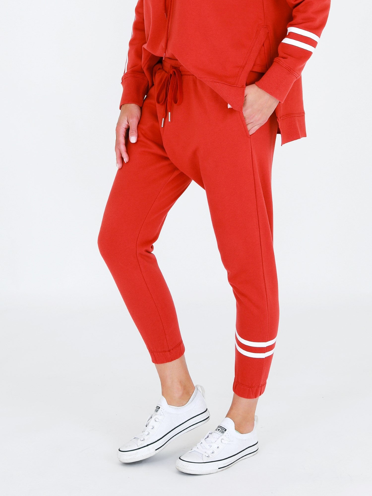Red Track Pants #color_lava