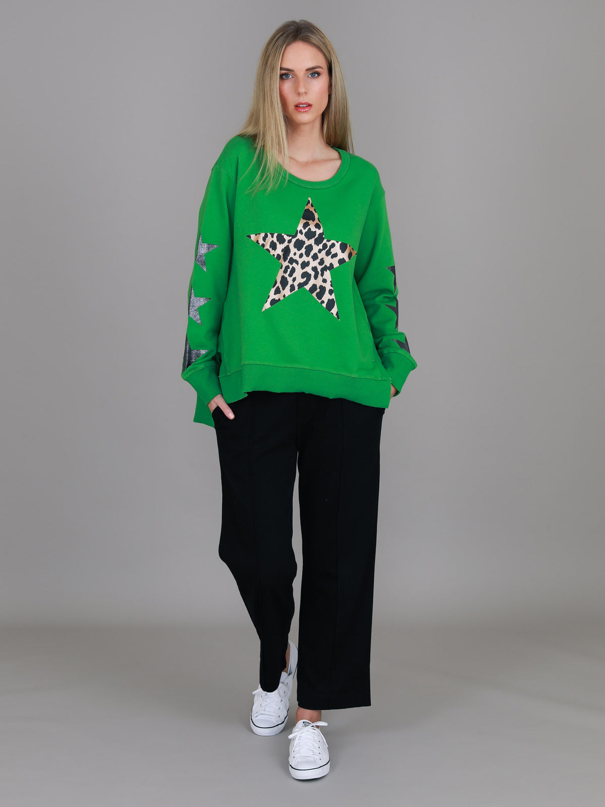 green jumper womens