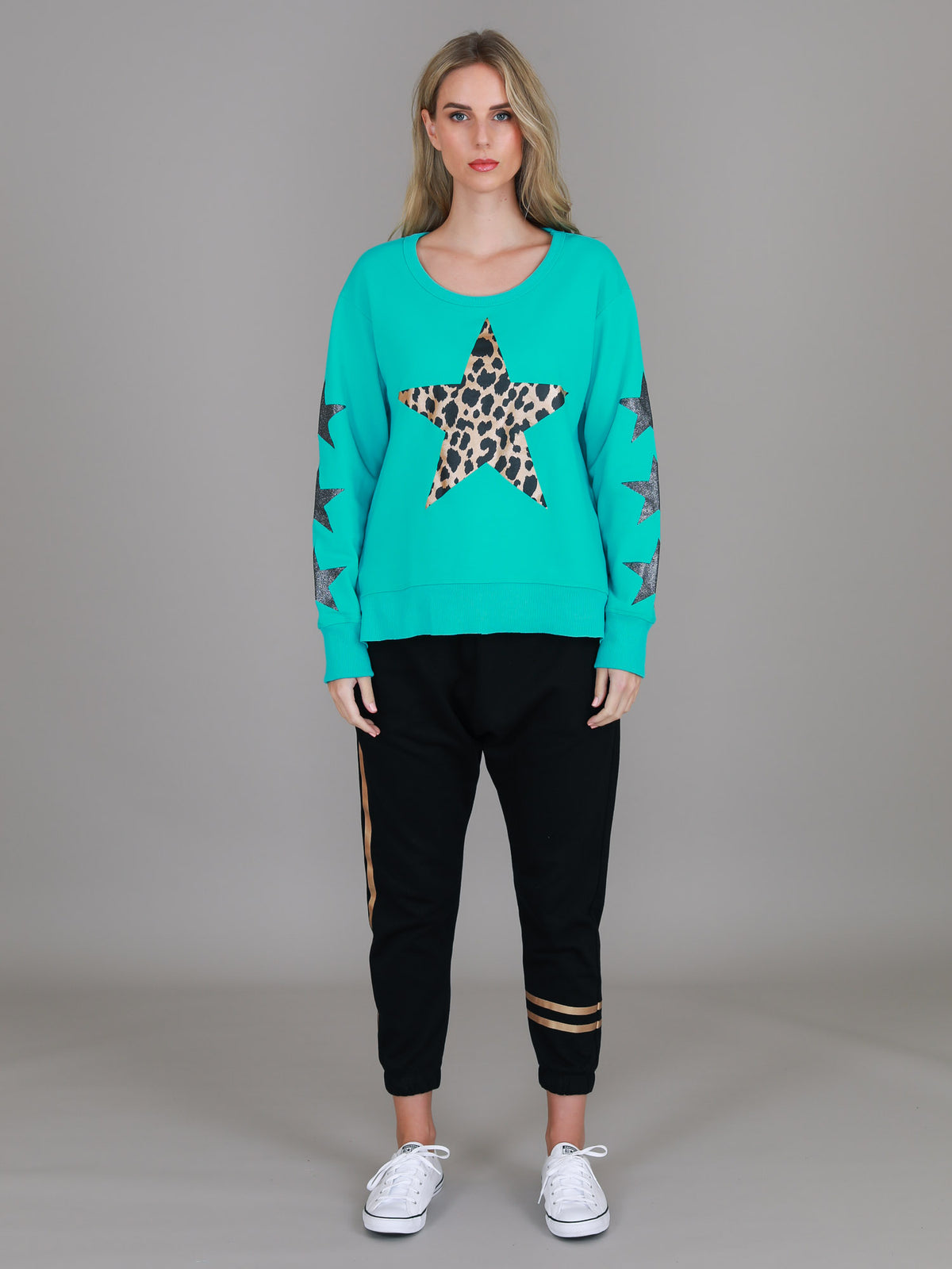 green color sweater