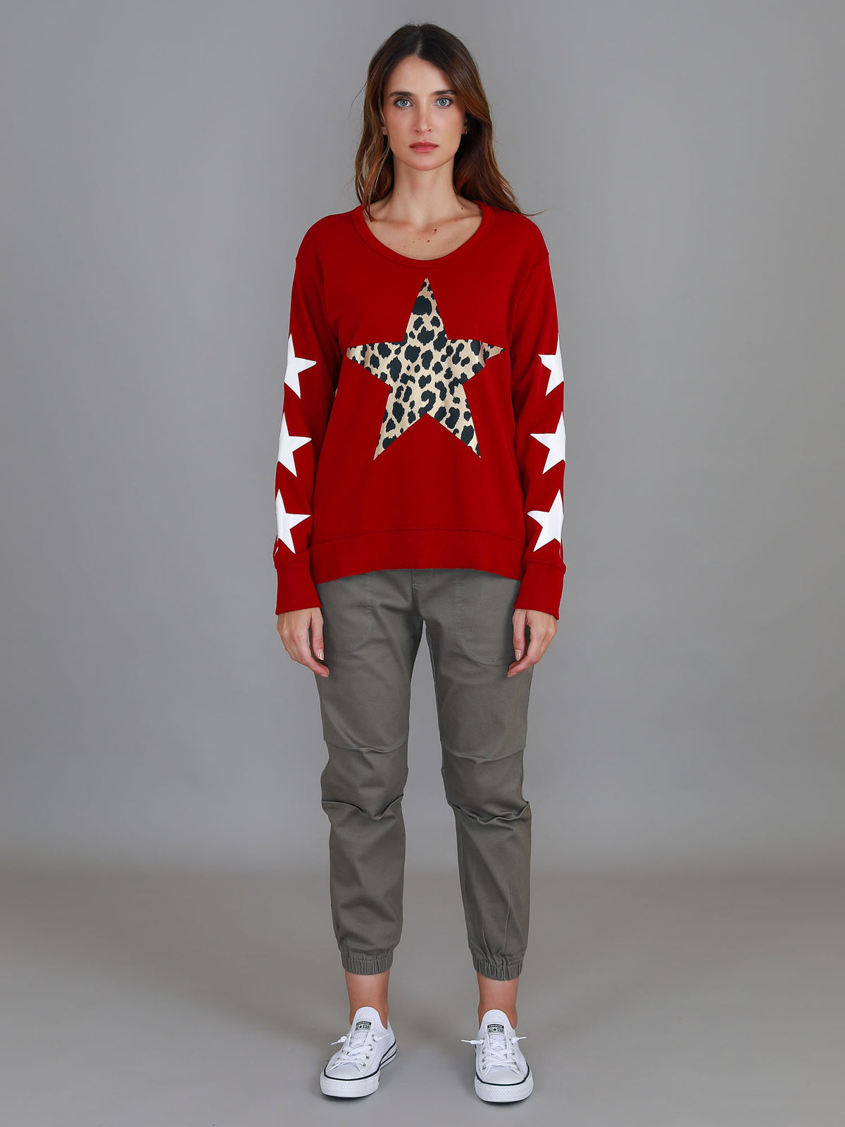 red star sweatshirt women