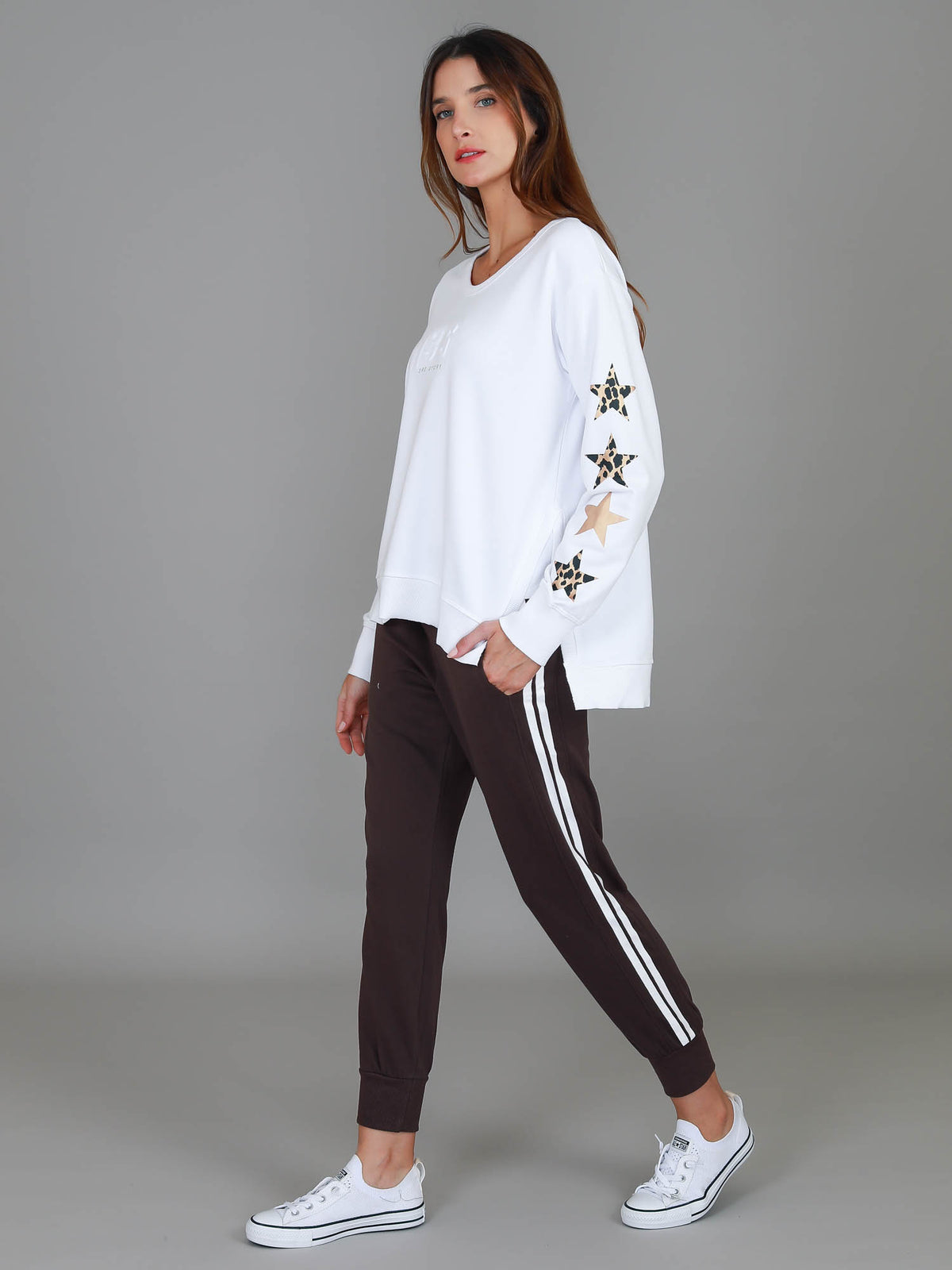 leopard print sweatshirt women
