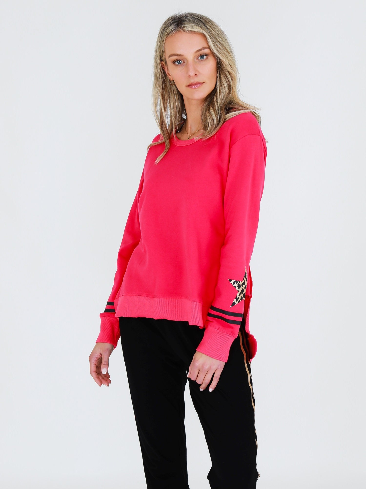 womens tracksuit #color_pink flash