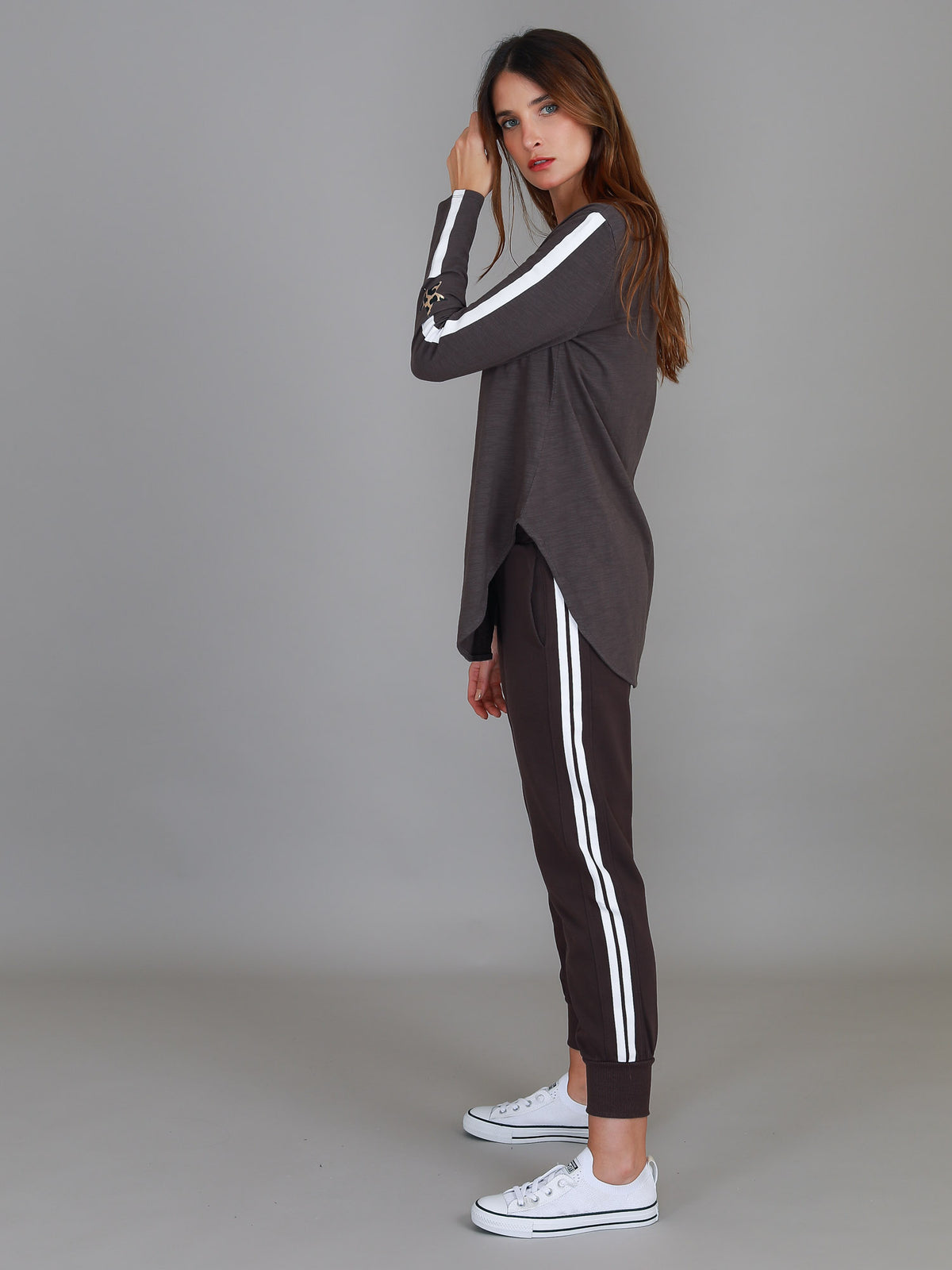 truffle stripe star tee