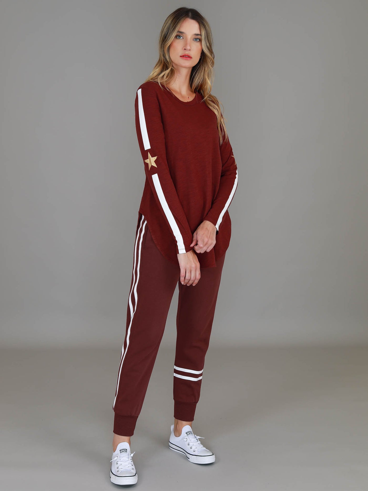 Junee Curved Hem T Shirt